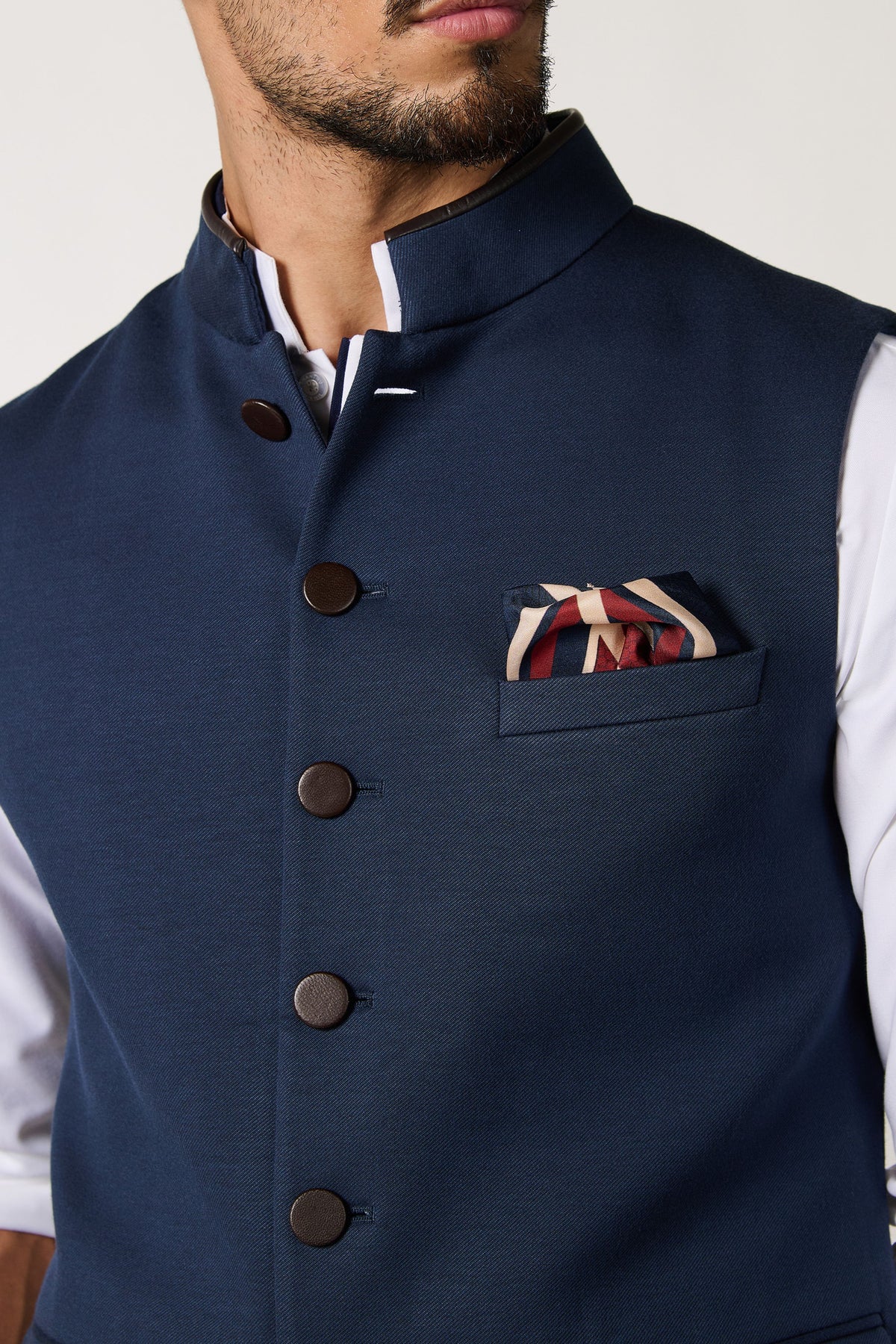 Navy Waistcoat