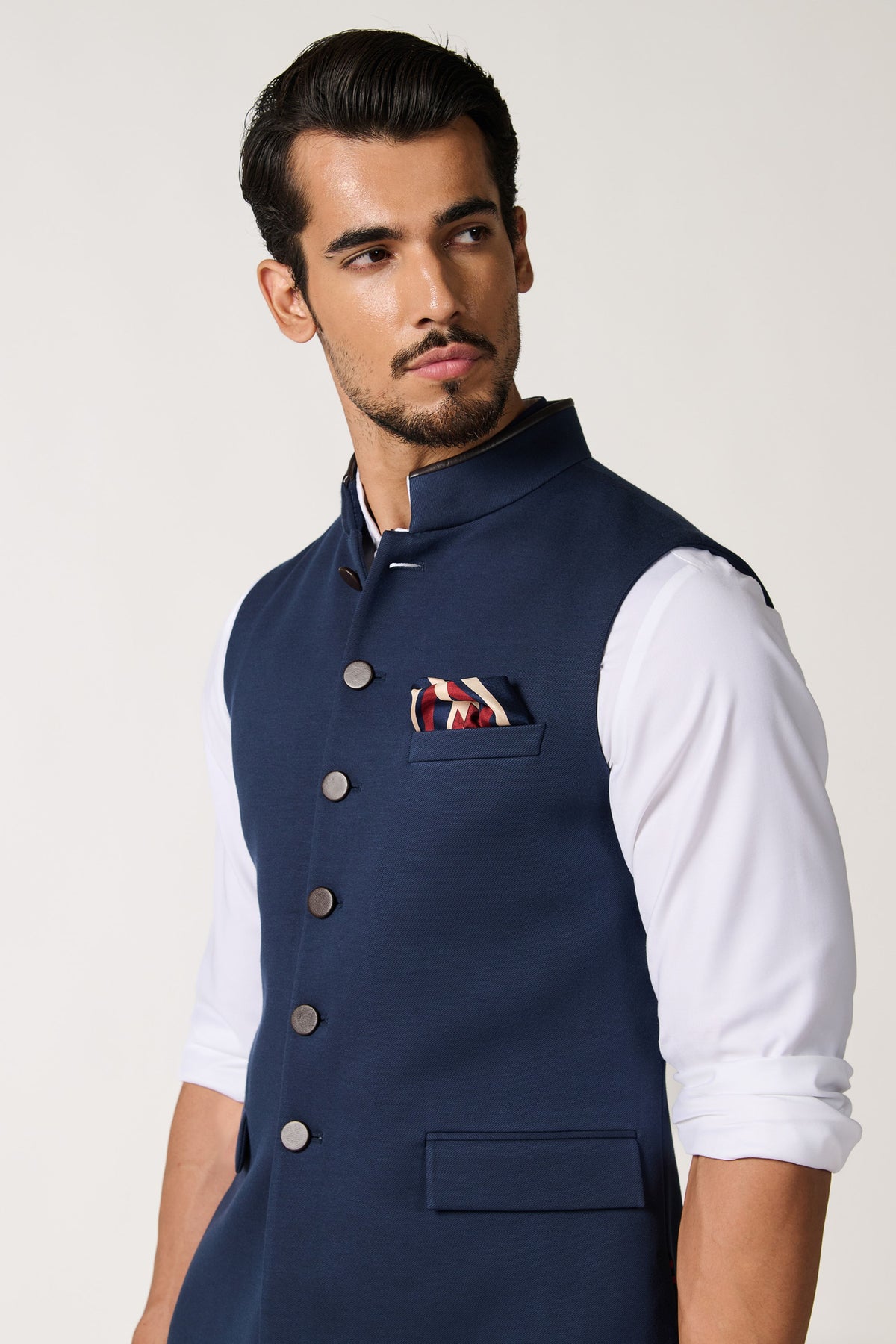 Navy Waistcoat