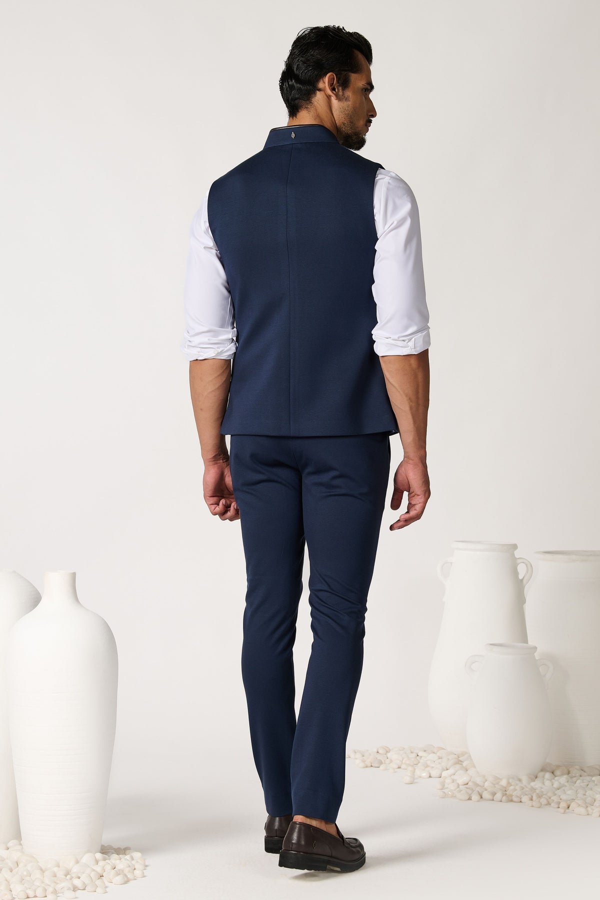 Navy Waistcoat