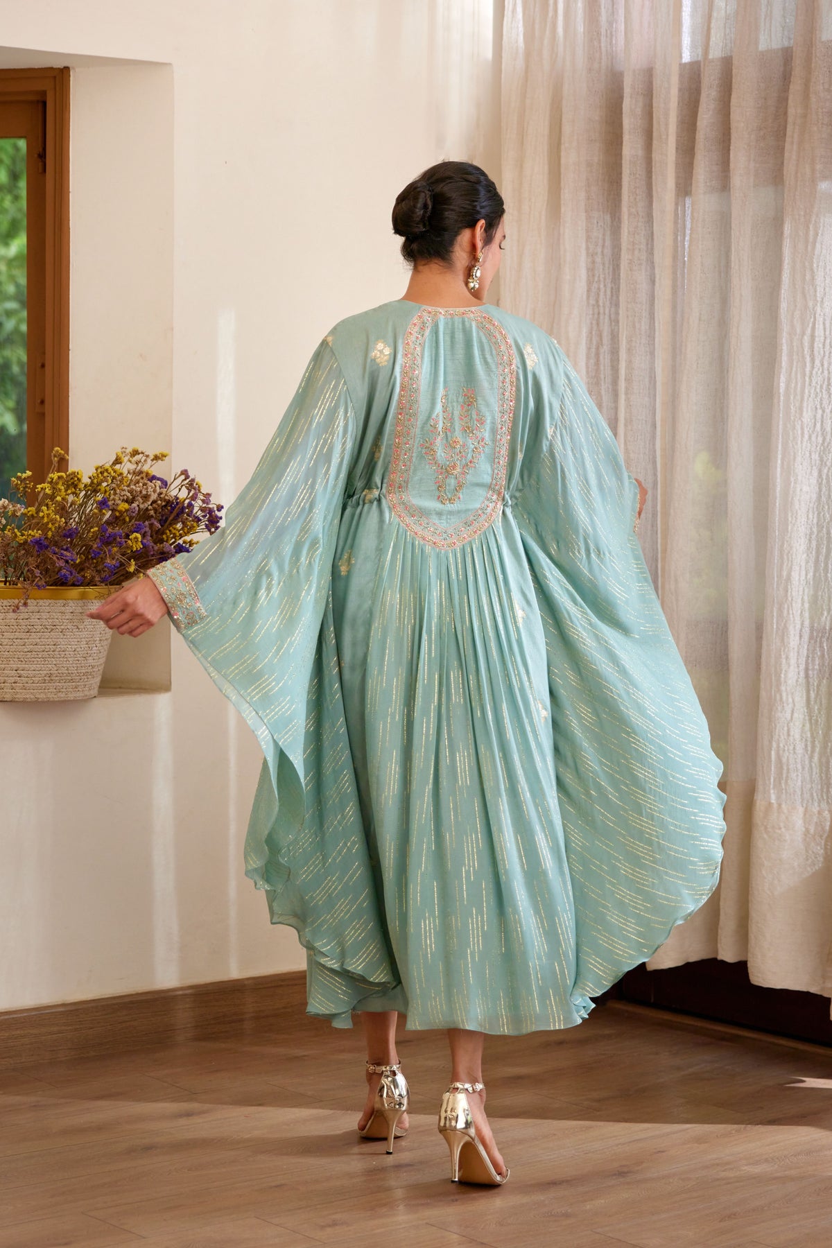 Smoke Blue Kaftan