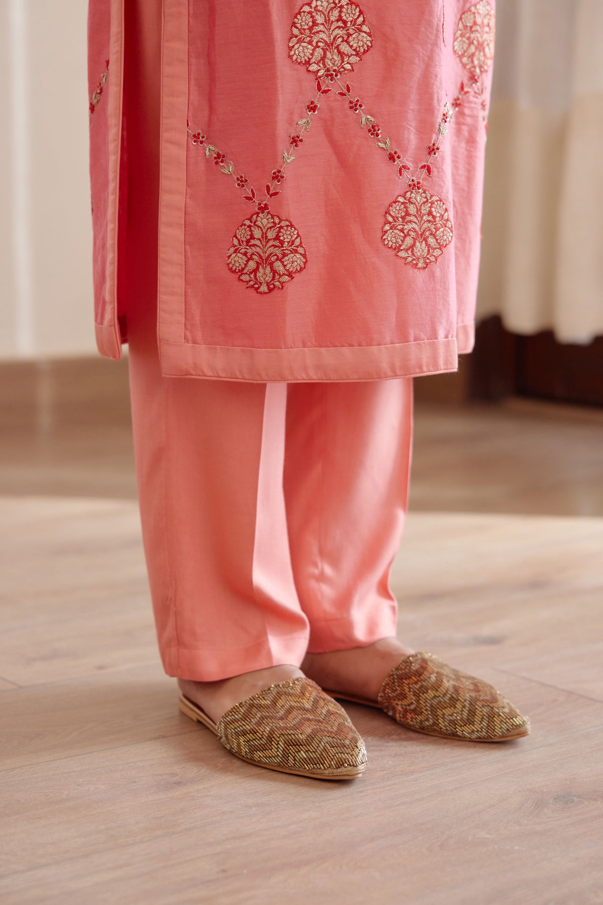 Rosepink Kurta Set