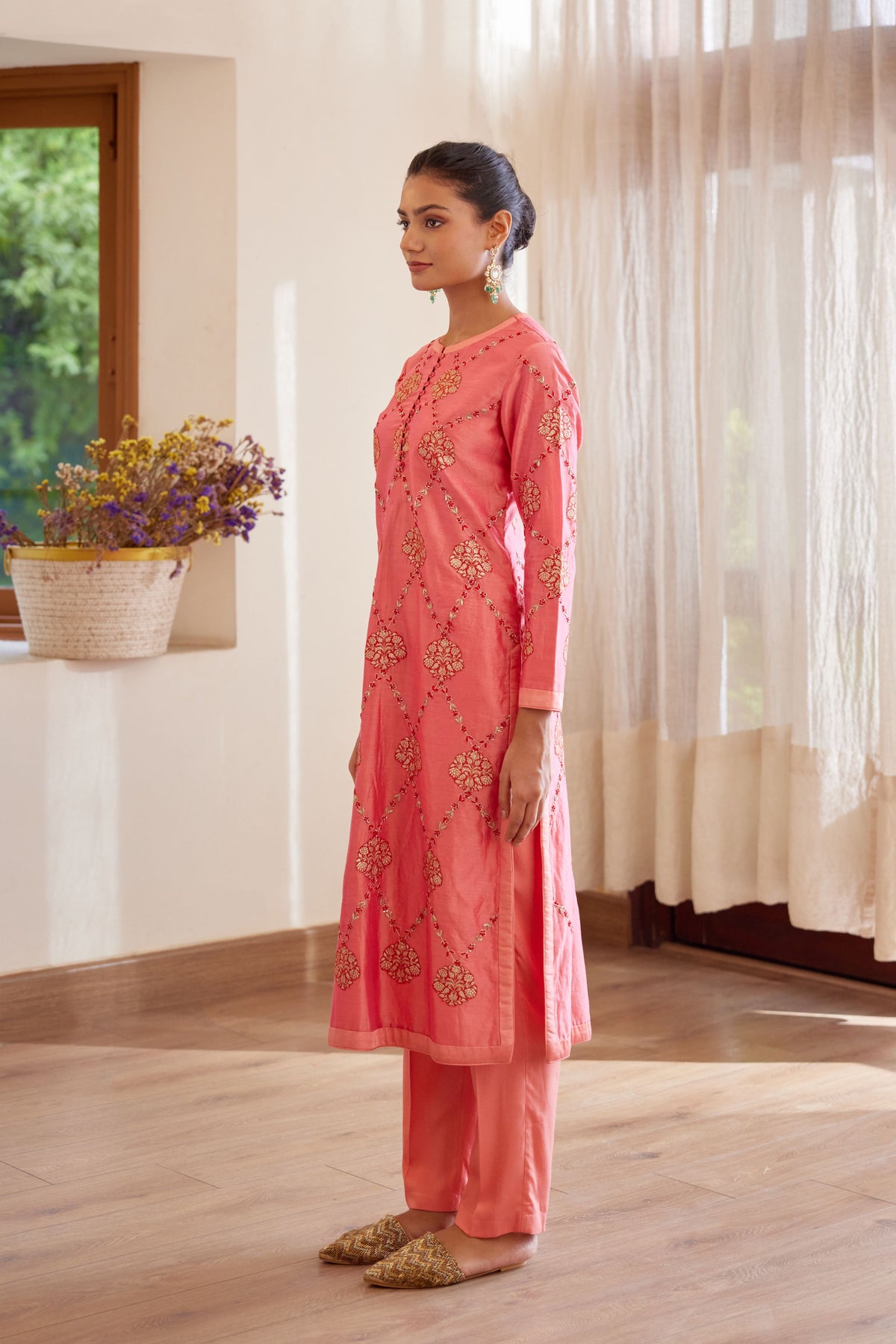 Rosepink Kurta Set