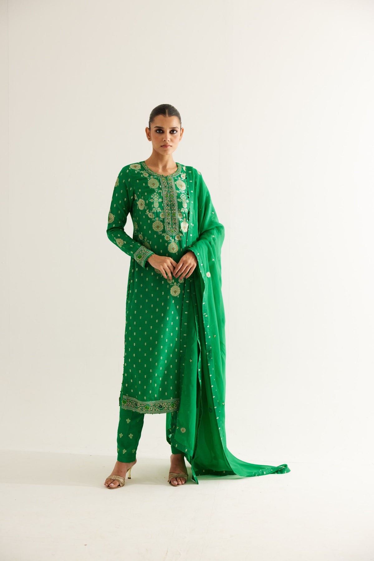 Emerald Green Kurta Set