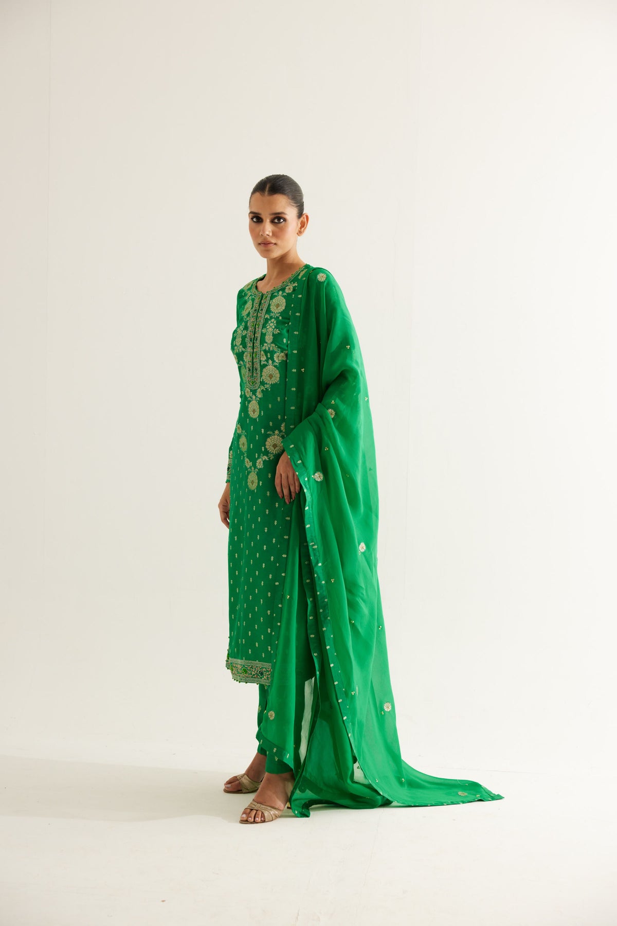 Emerald Green Kurta Set