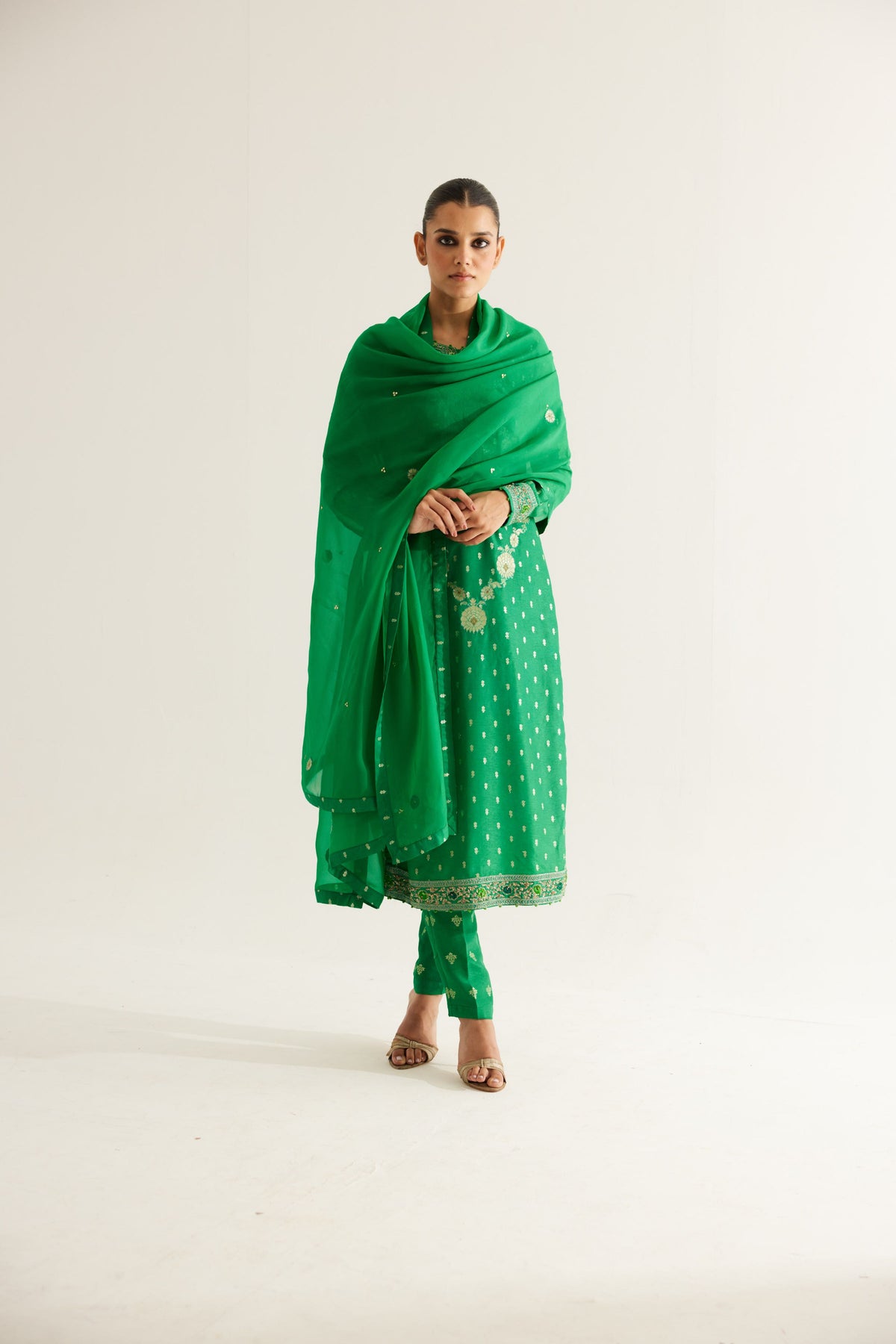 Emerald Green Kurta Set