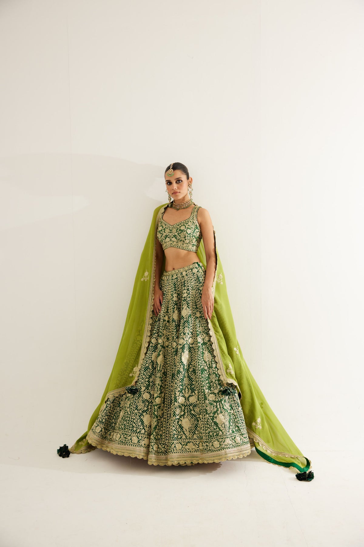 Verdant Green Lehenga Set