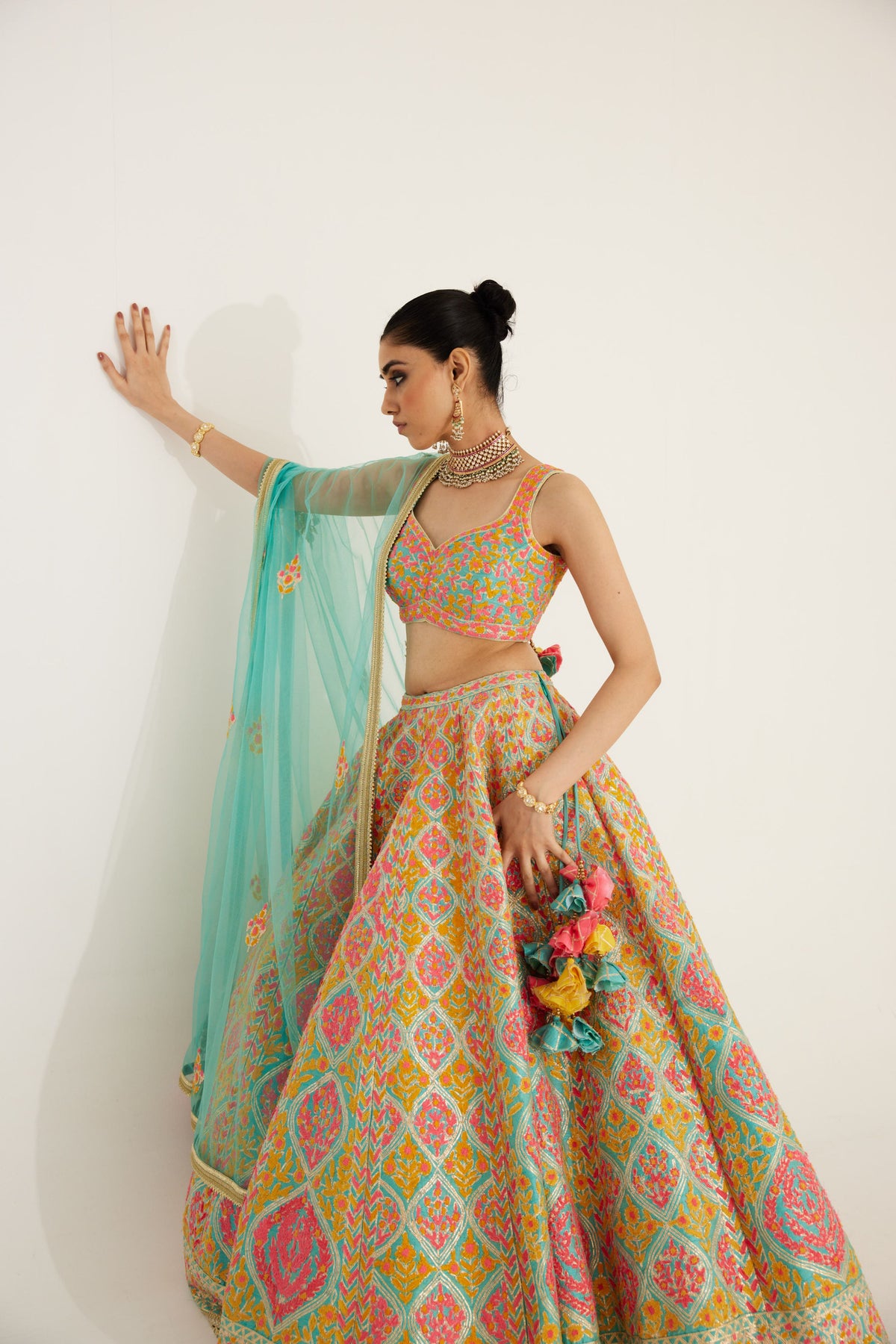 Capri Blue Lehenga Set