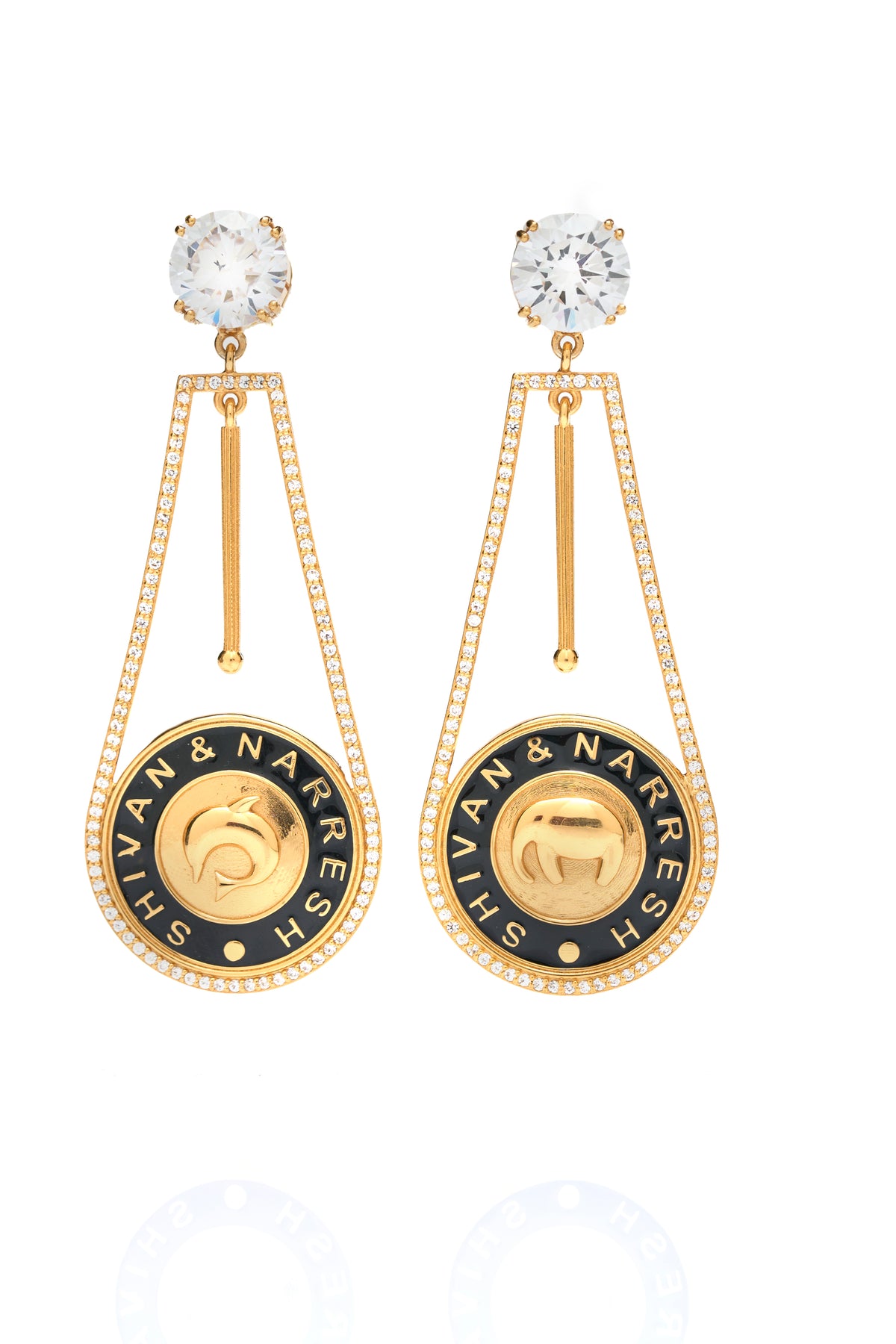 Numisma Pendulum Earrings