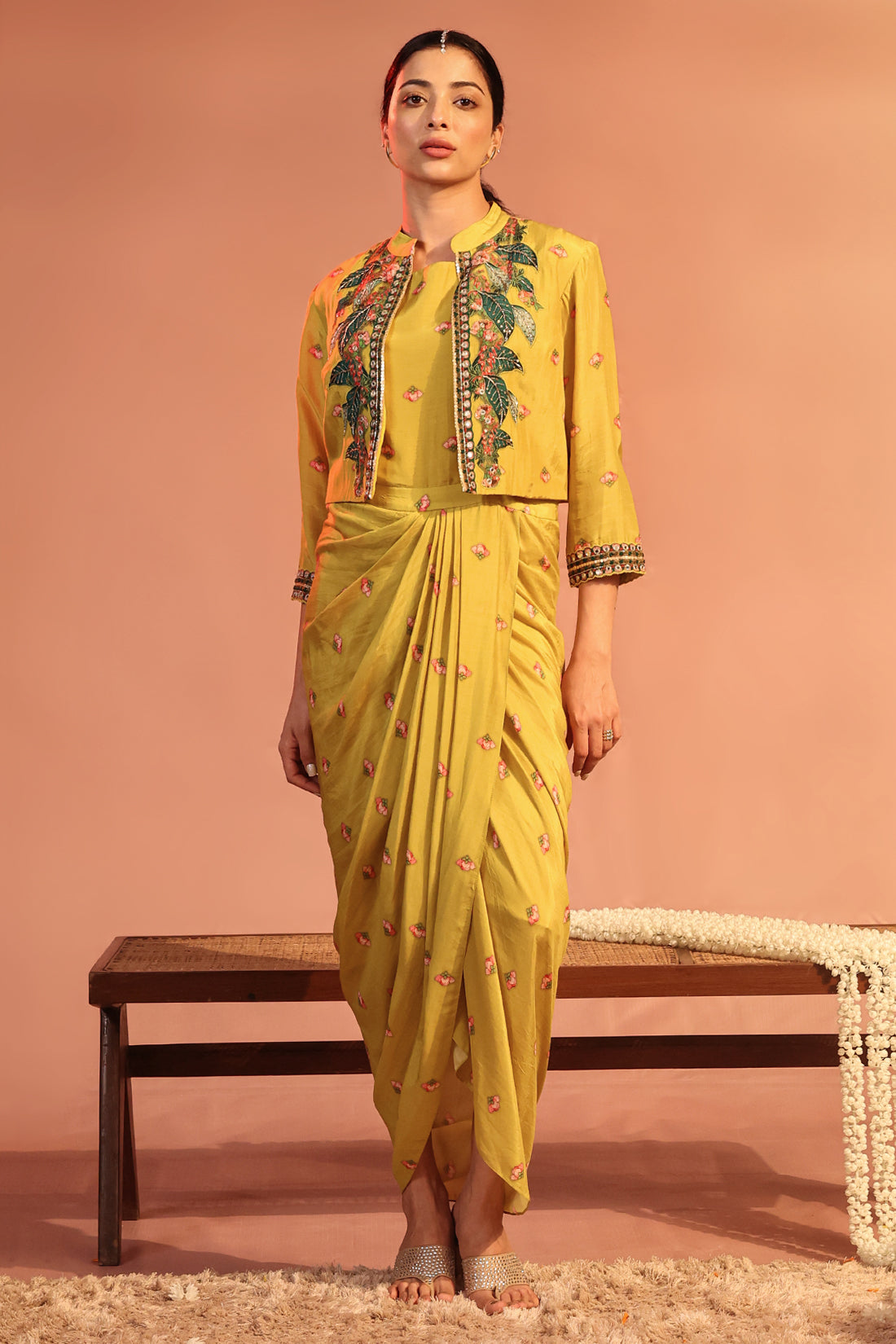 Tamaya Embroidered Jumpsuit set