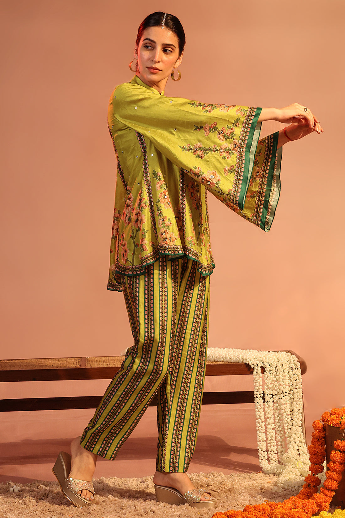 Yellow Tamaya Embroidered Kurta Set