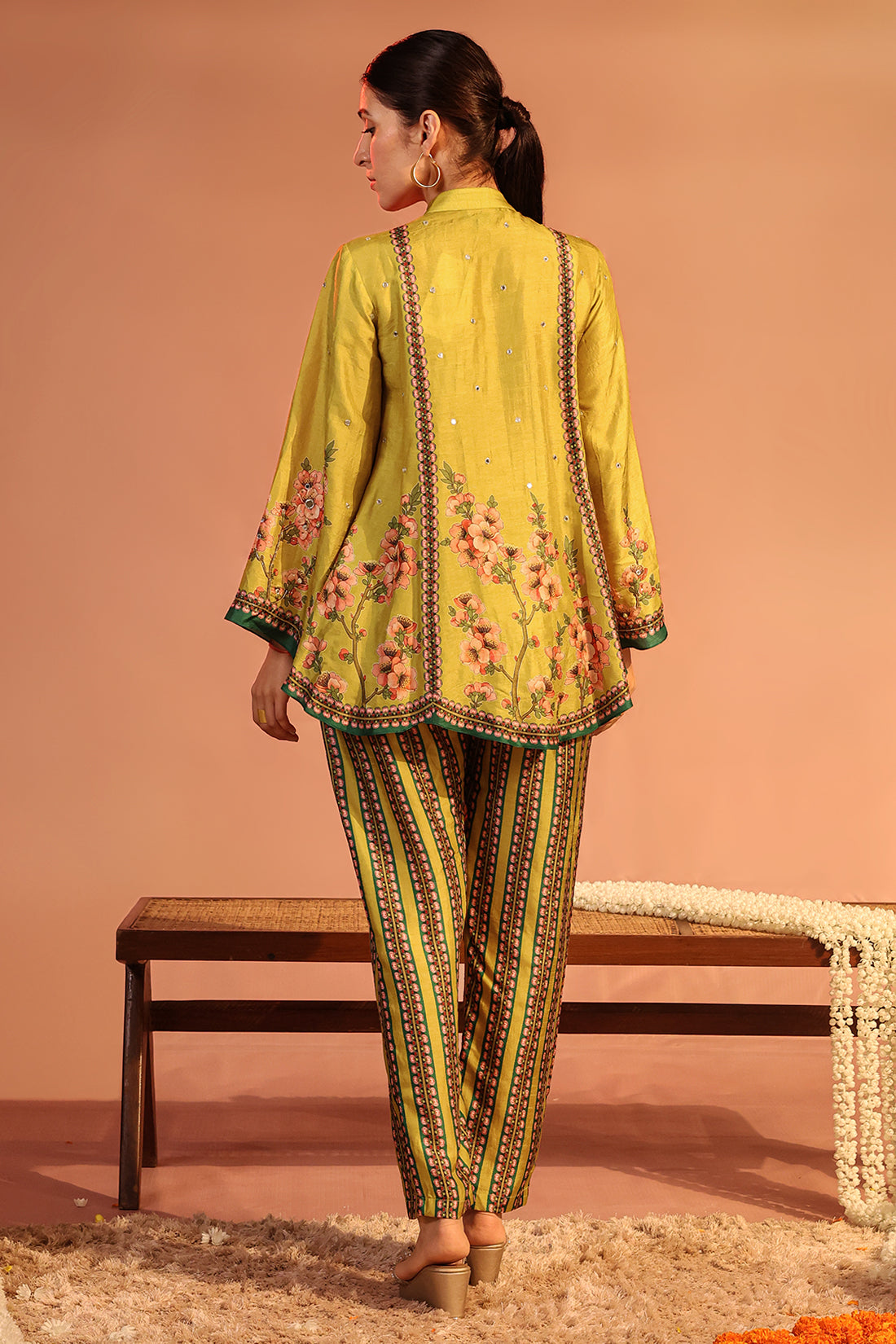 Yellow Tamaya Embroidered Kurta Set