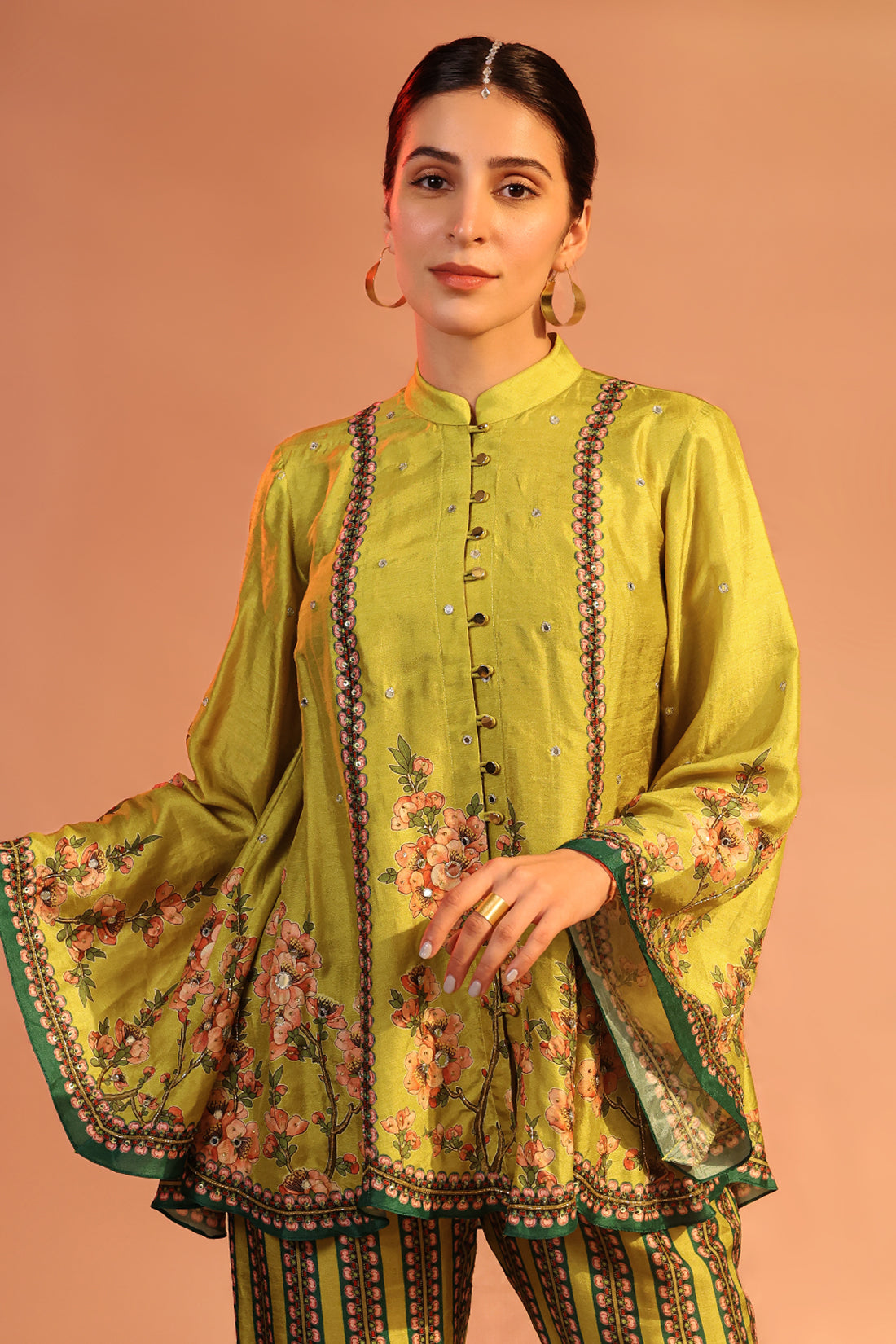 Yellow Tamaya Embroidered Kurta Set