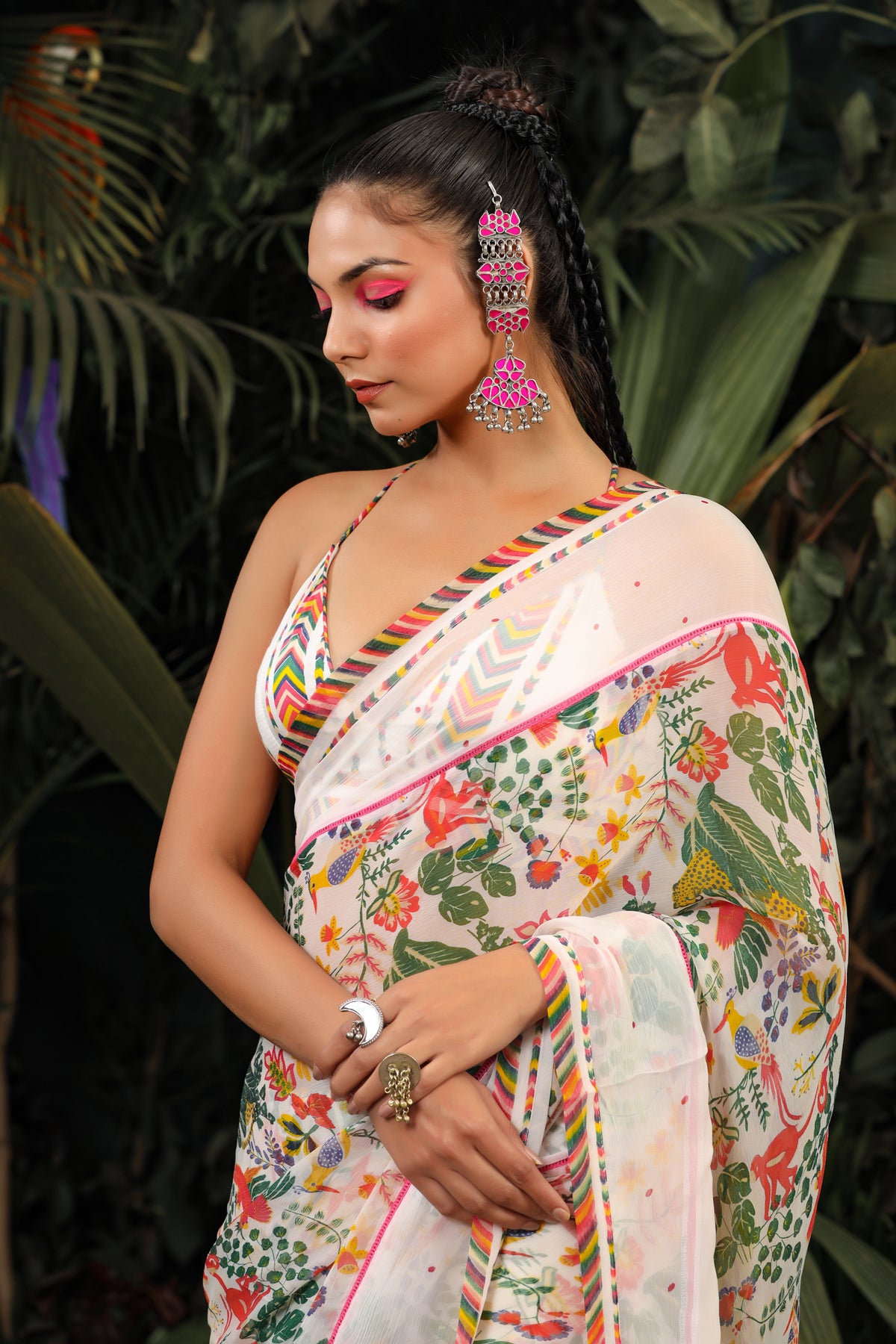 Rimjhim saree set