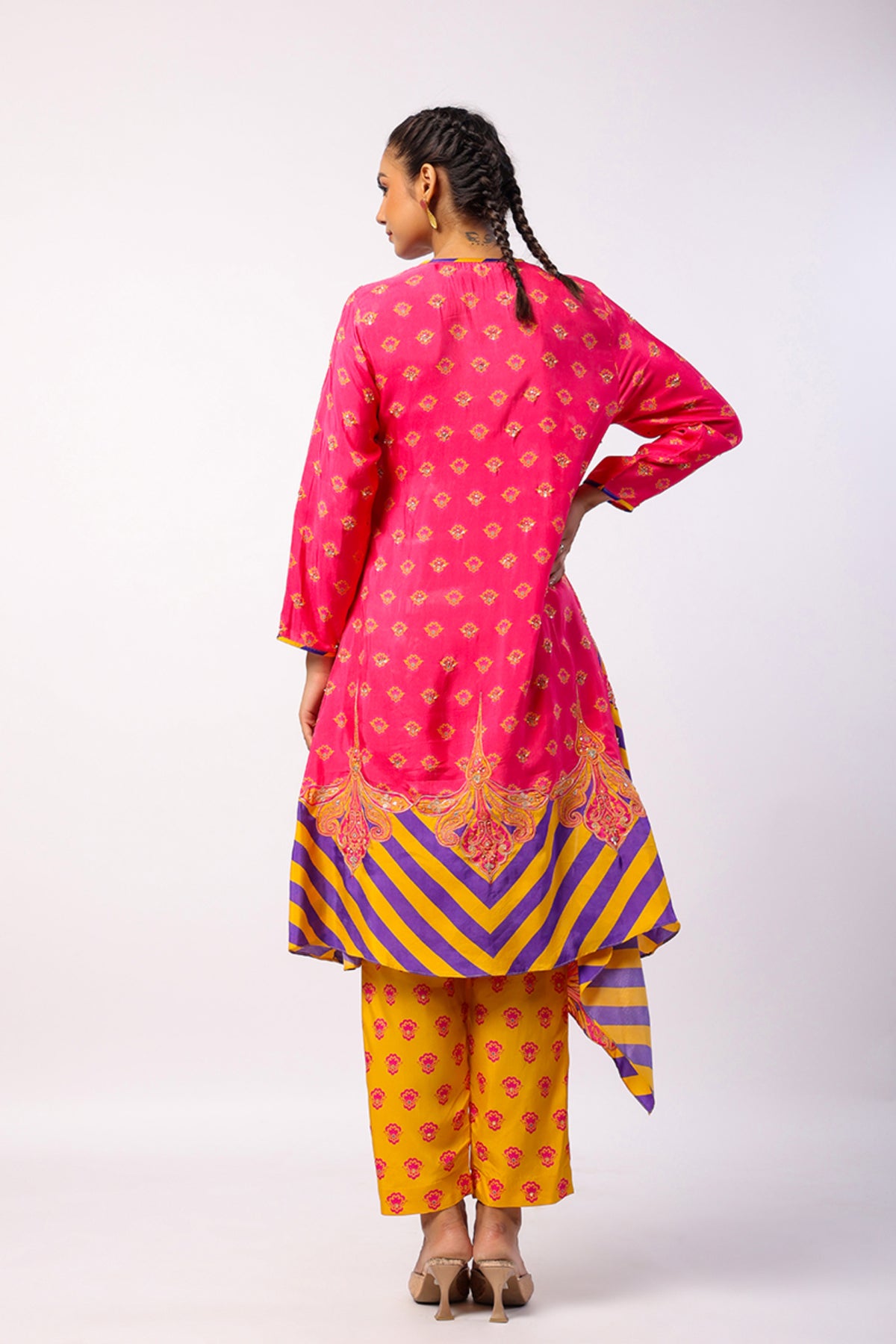 Nalini Assymetric Kurta Set