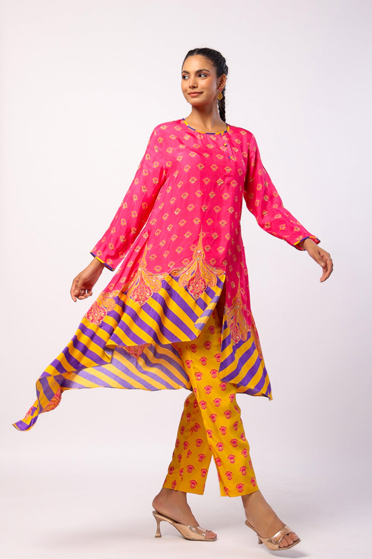 Nalini Assymetric Kurta Set