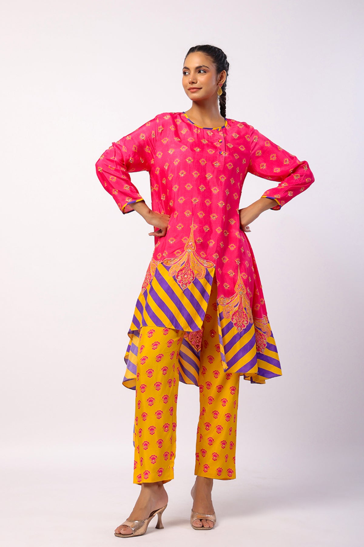 Nalini Assymetric Kurta Set