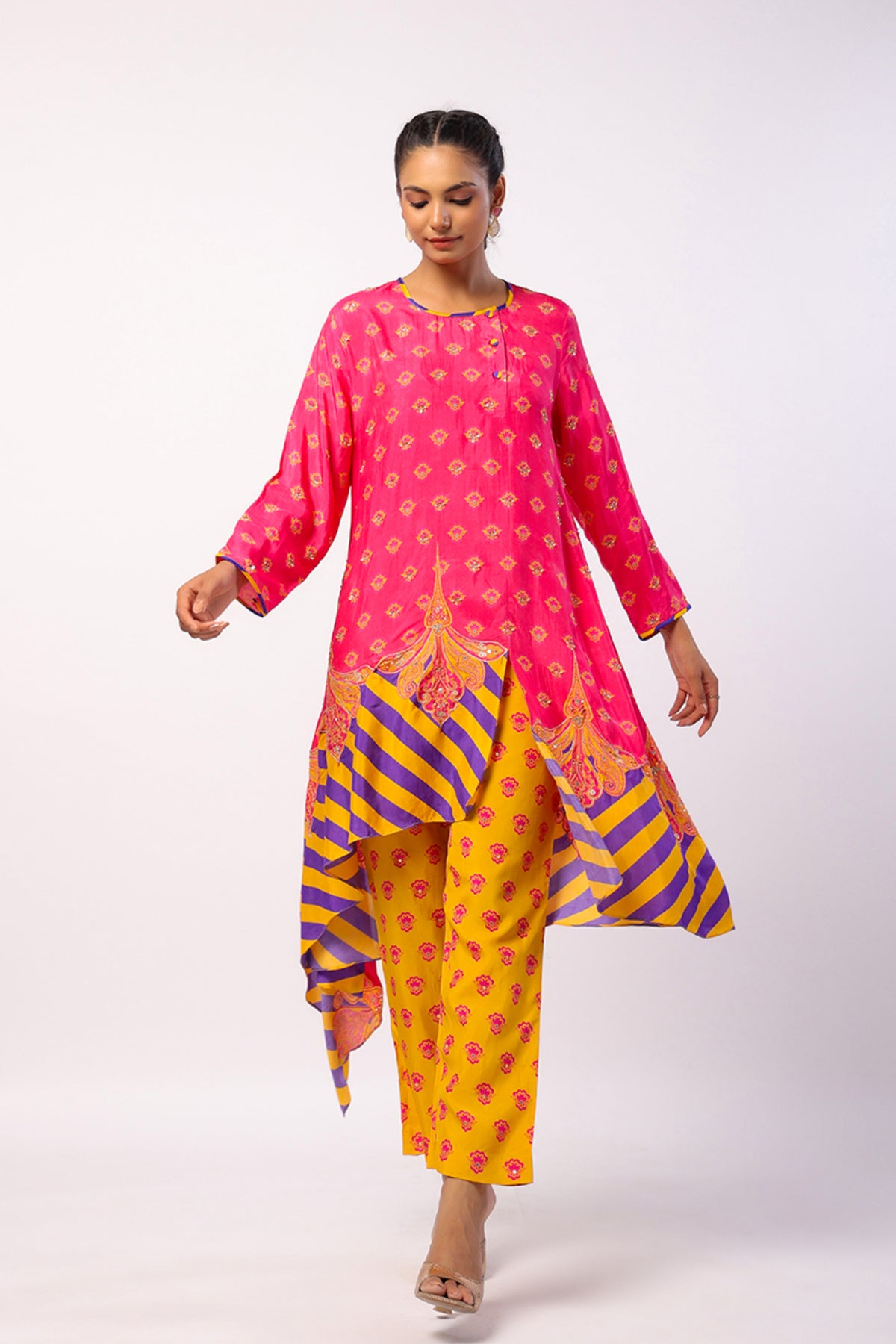 Nalini Assymetric Kurta Set