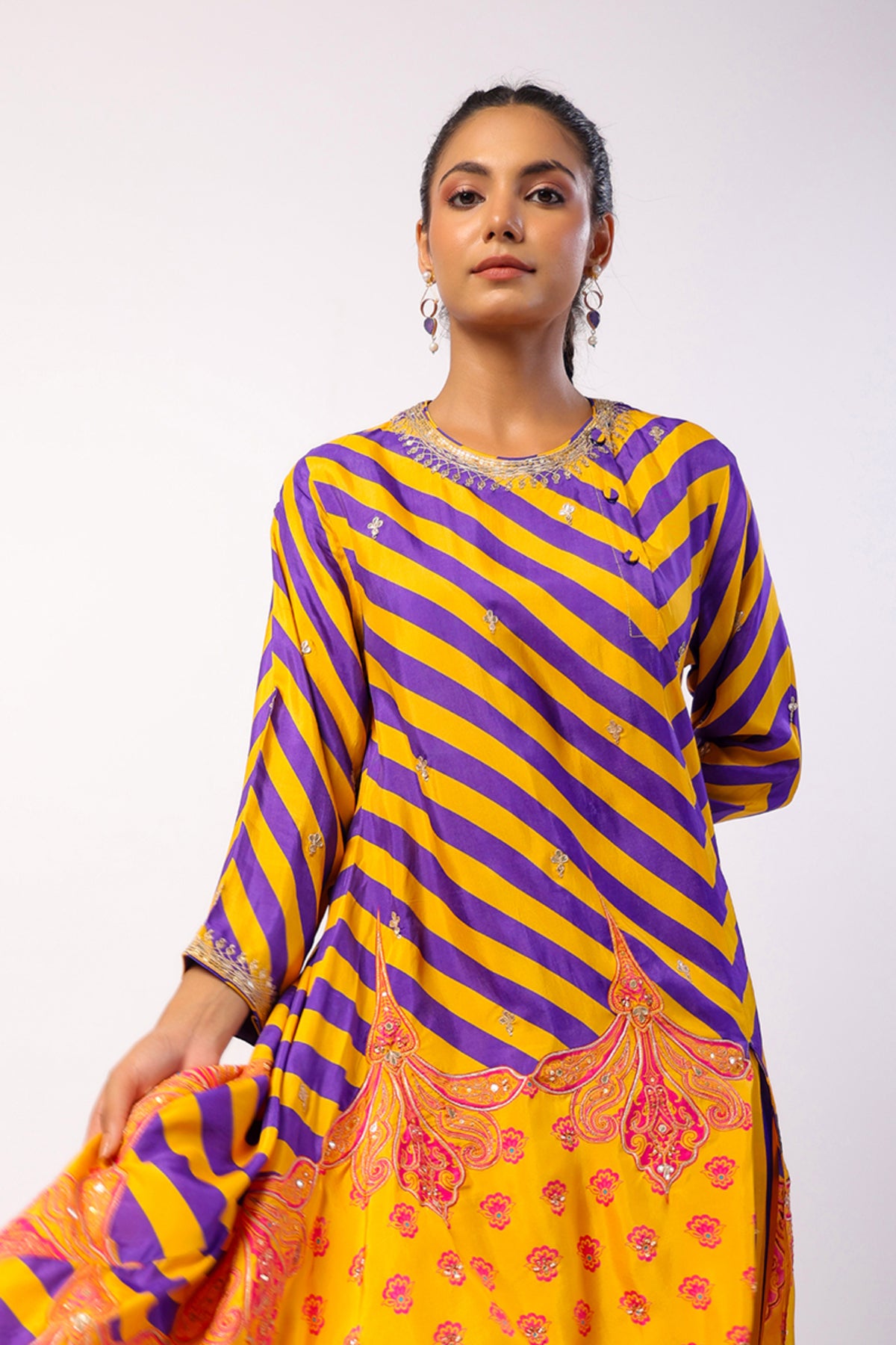 Nalini Assymetric Kurta Set