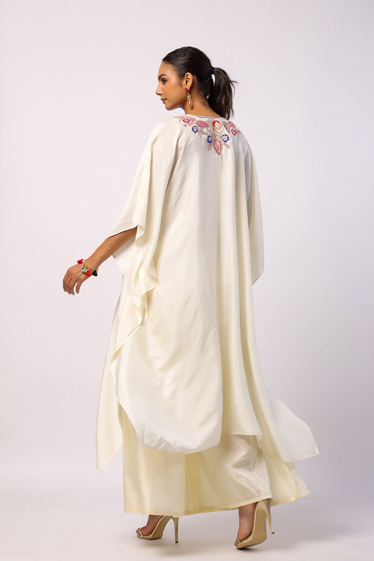 Navratan Ivory Kaftan Set