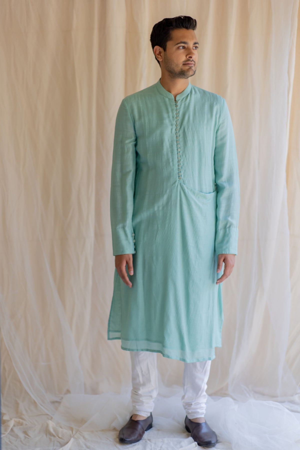 Sapphire angarkha kurta