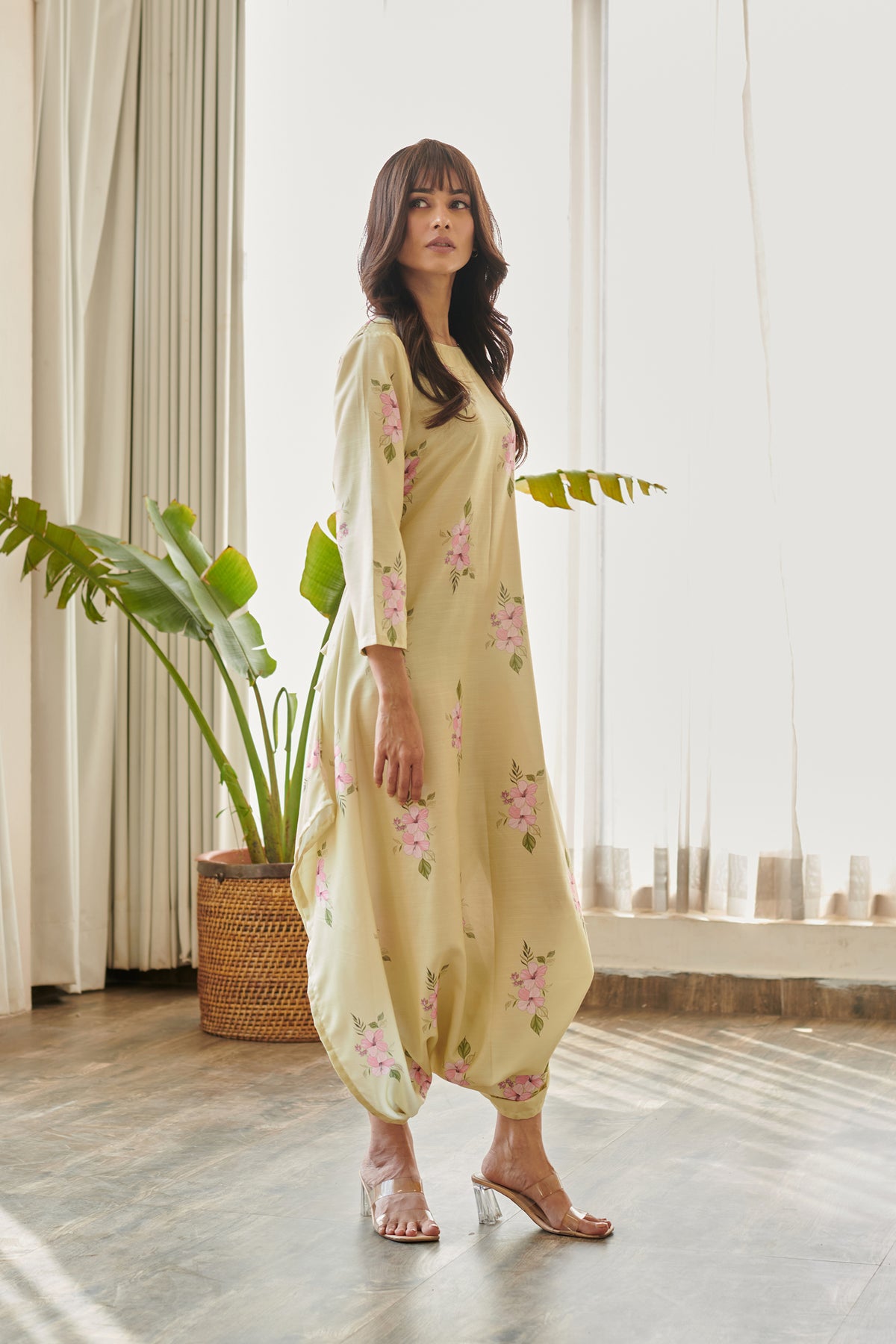 Summer Green Dhoti Jumpsuit