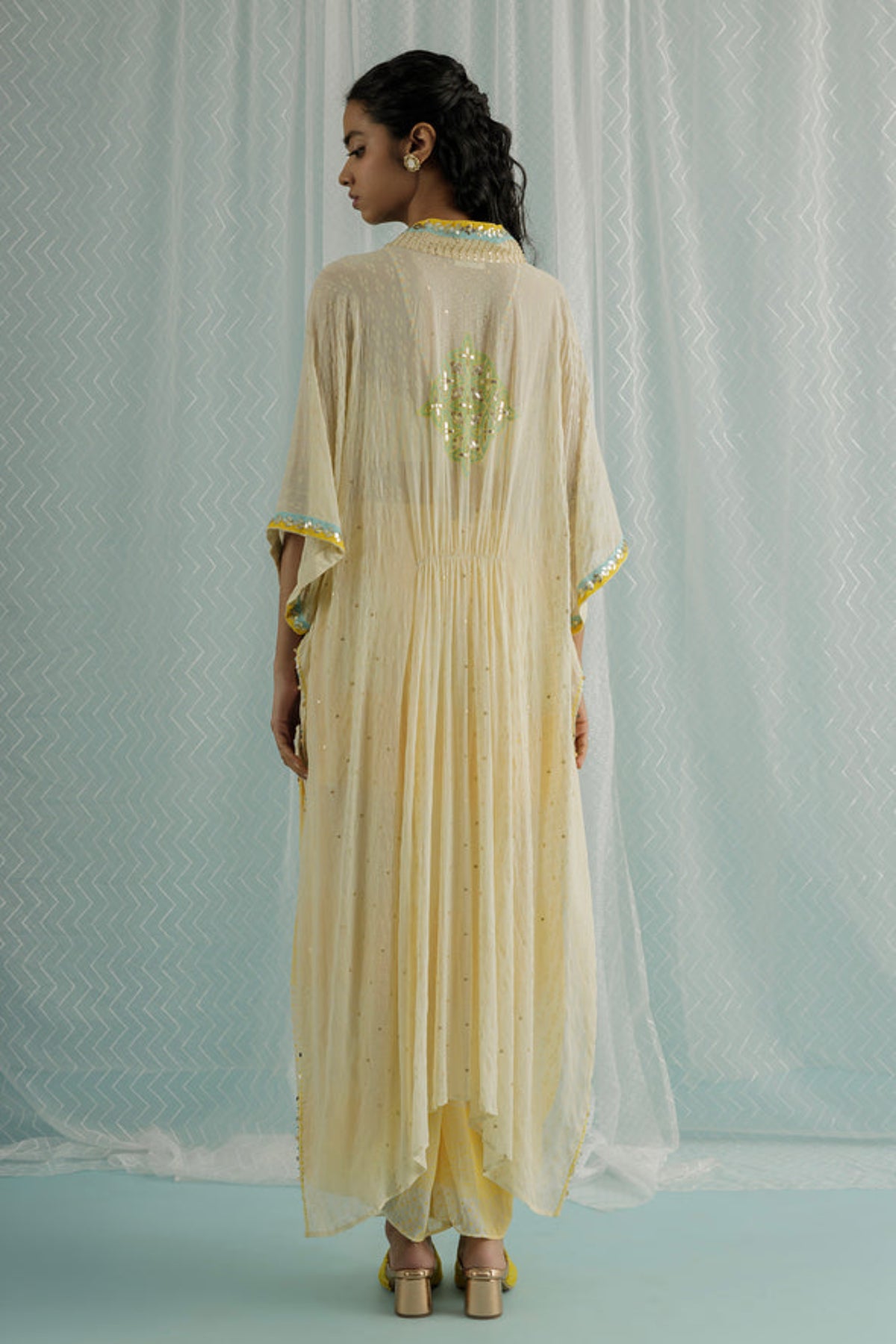 Ivory Clio Kaftan Set