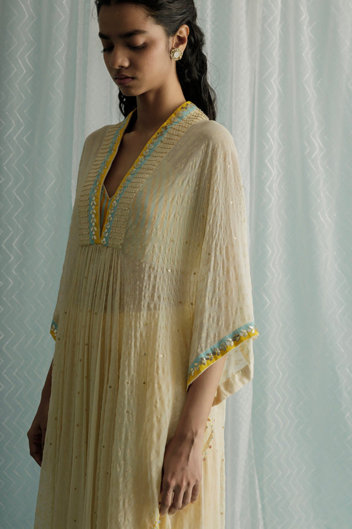 Ivory Clio Kaftan Set