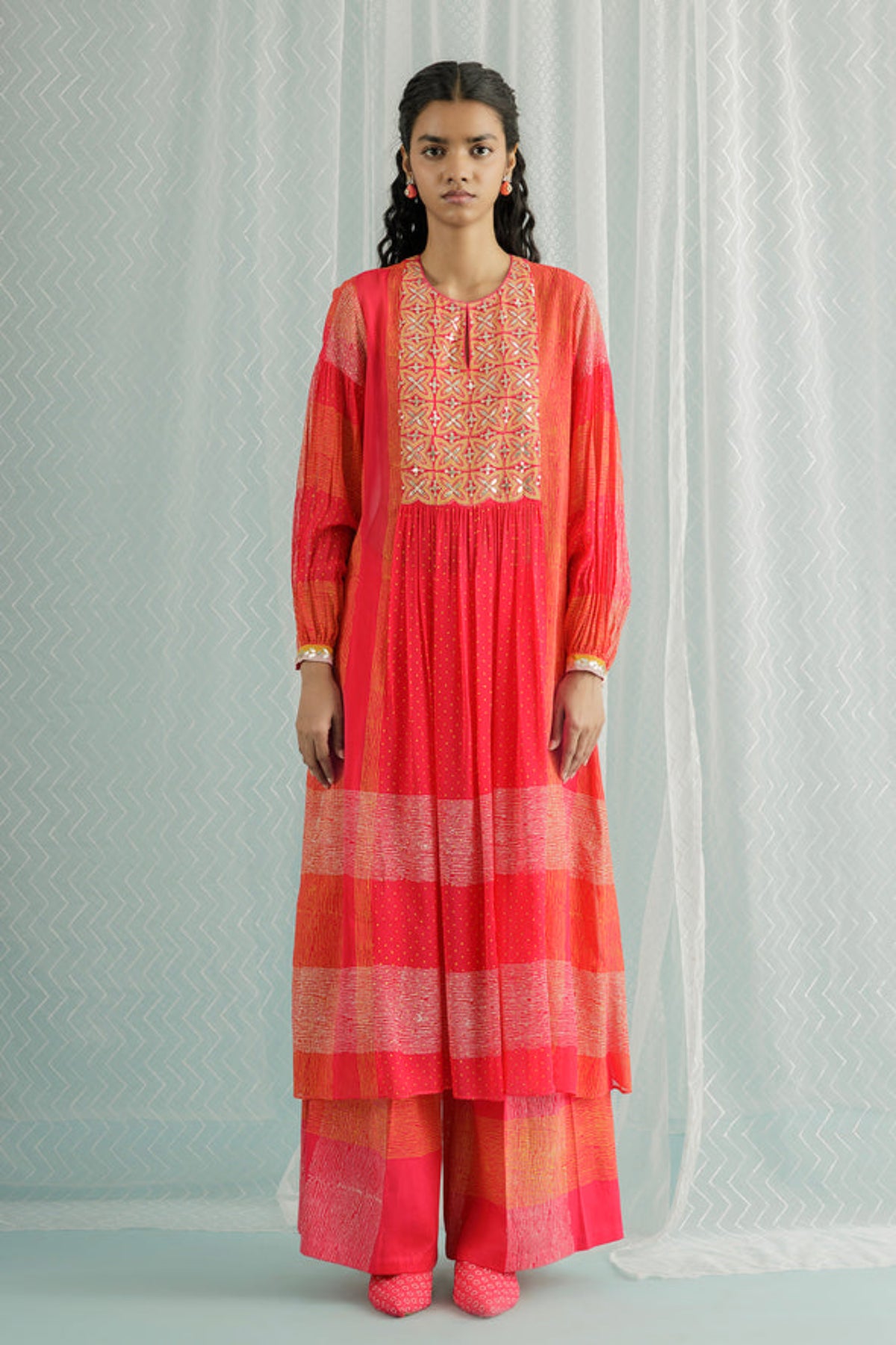 Fuschia Zuri Kurta Set