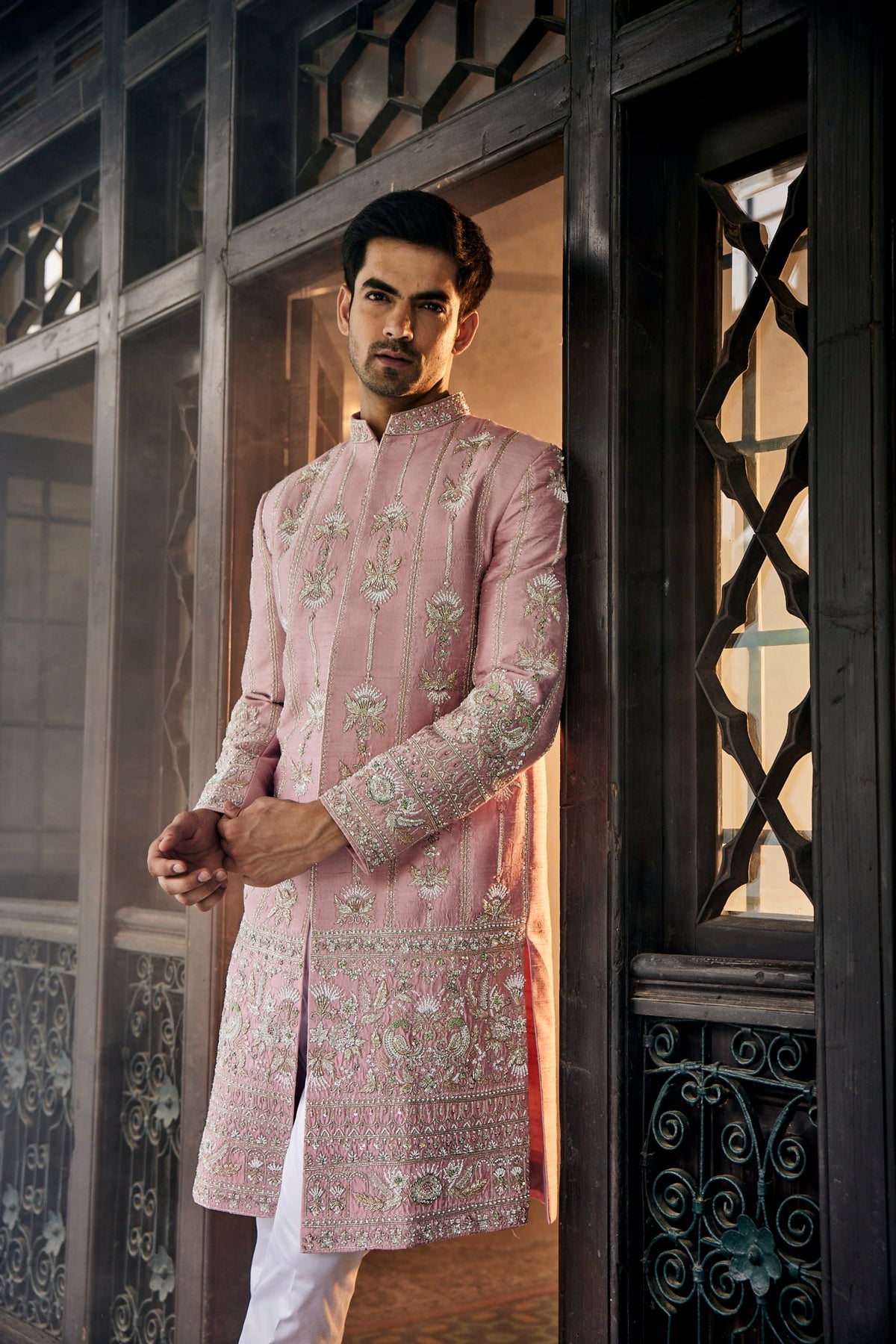 Lemonade Pink Sherwani