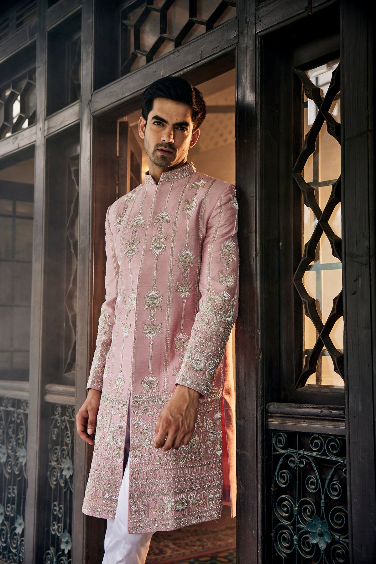 Lemonade Pink Sherwani