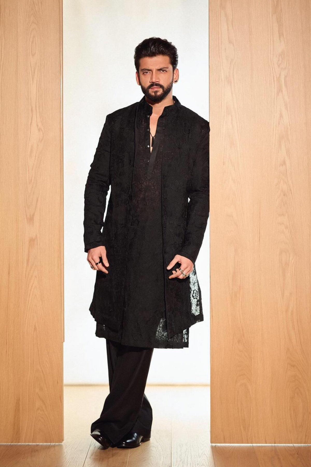 Zaheer Iqbal in Varun Bahl Menswear