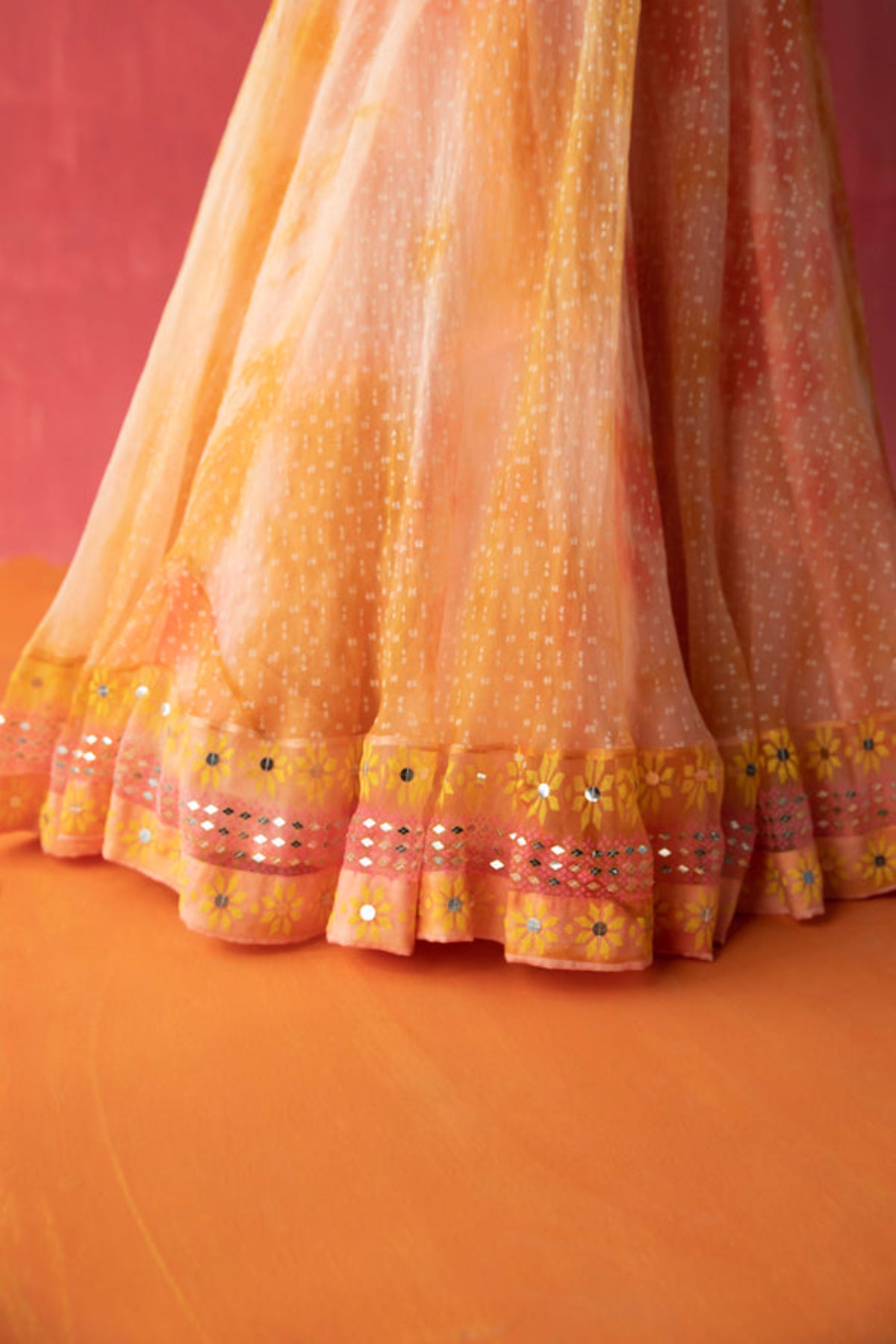 Shaded Amy Short Jacket Lehenga Set