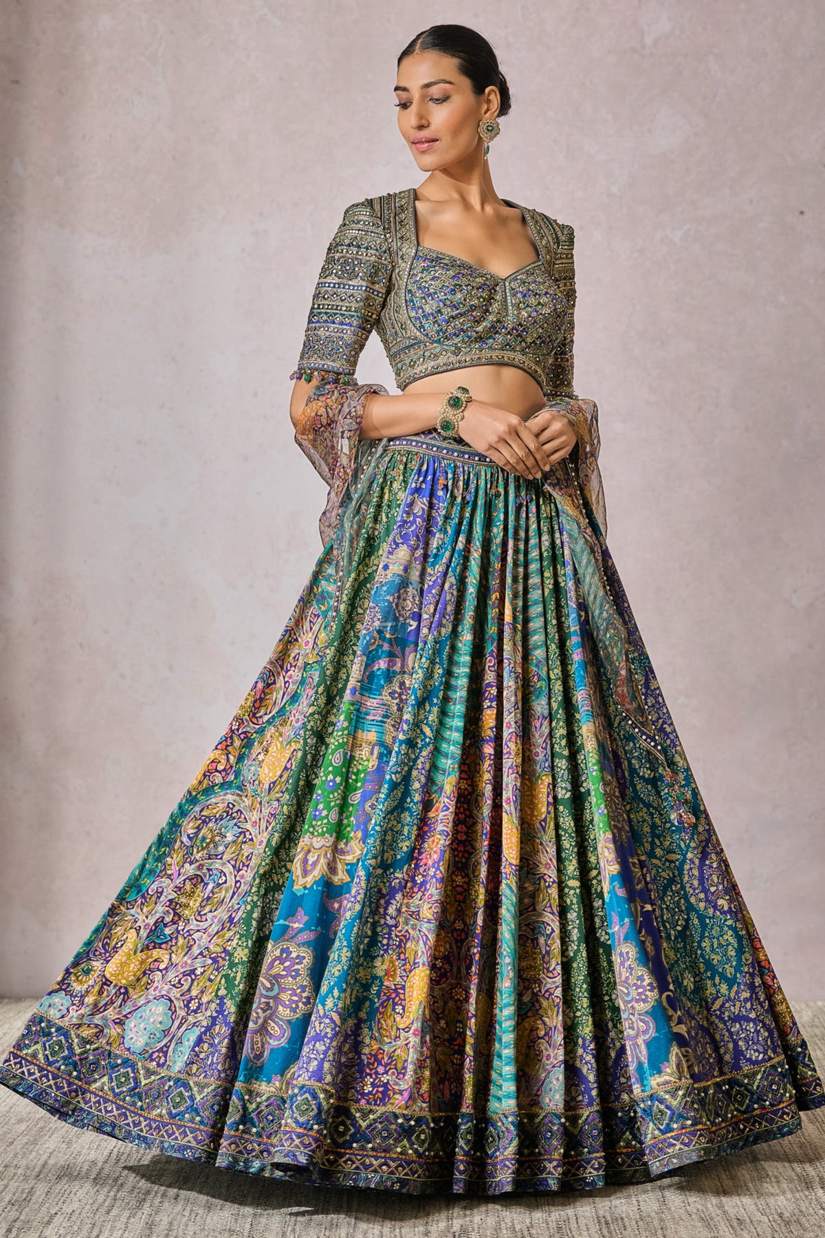 Peacock Lehenga Set