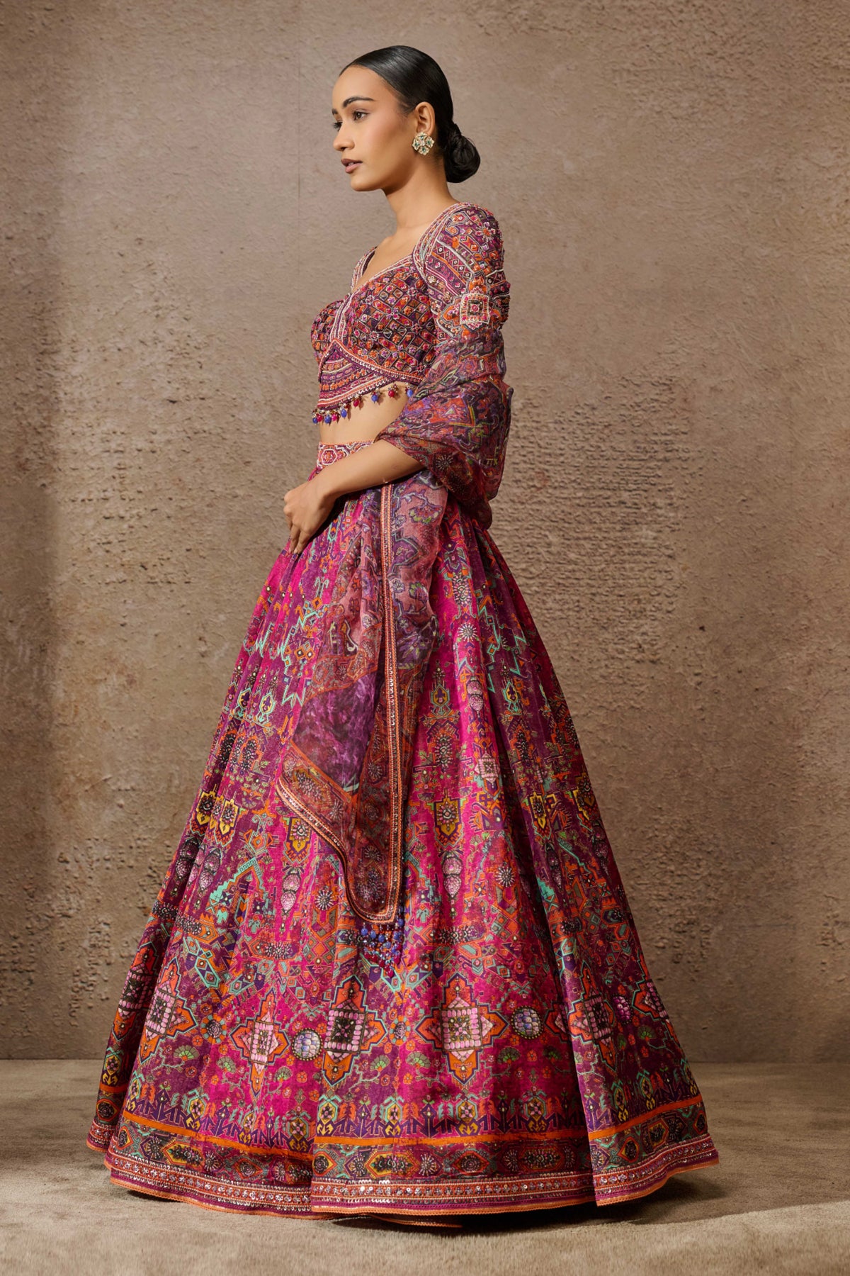 Classic Printed Lehenga Set