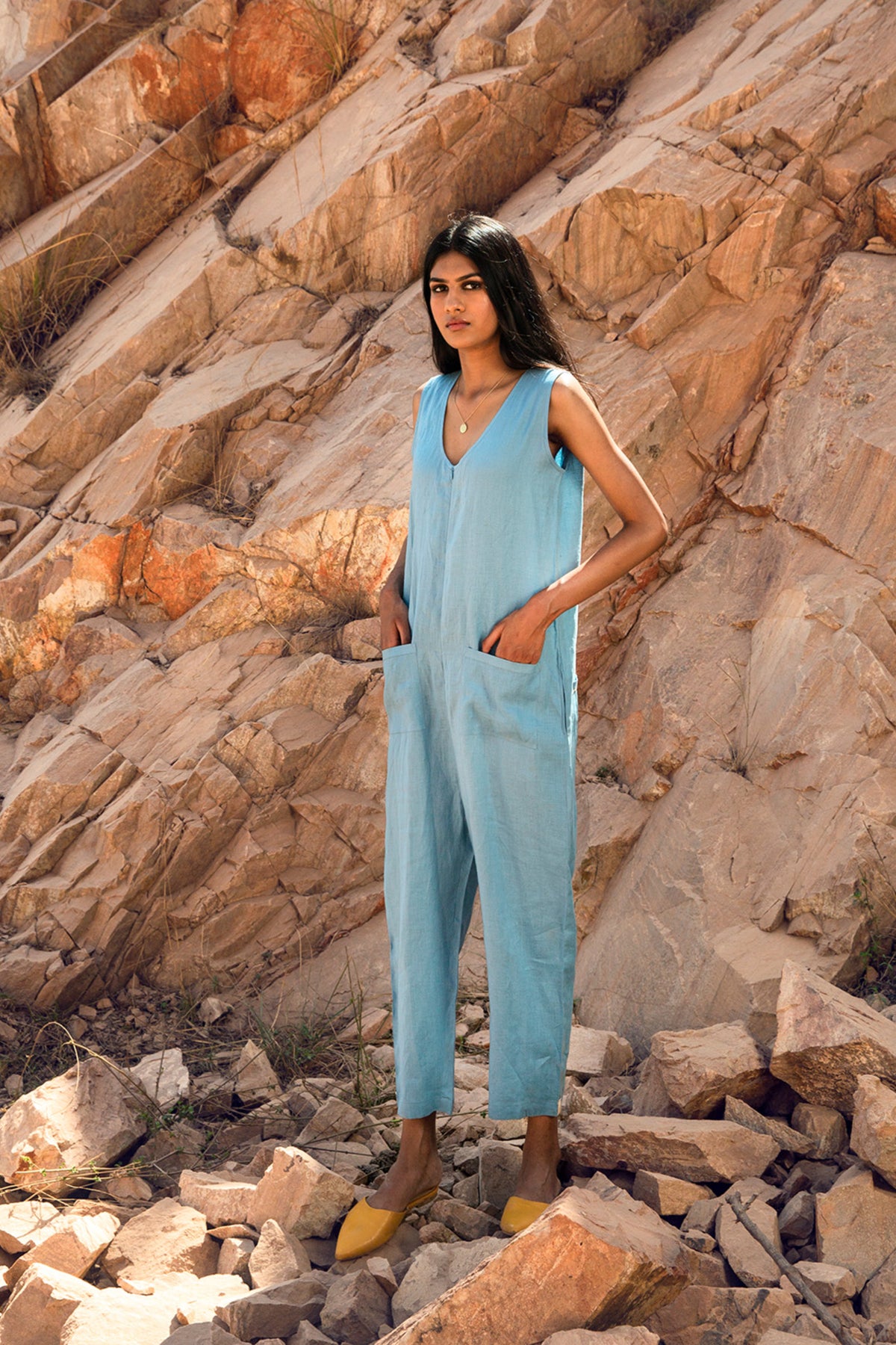 Powder Blue Jumpsuit