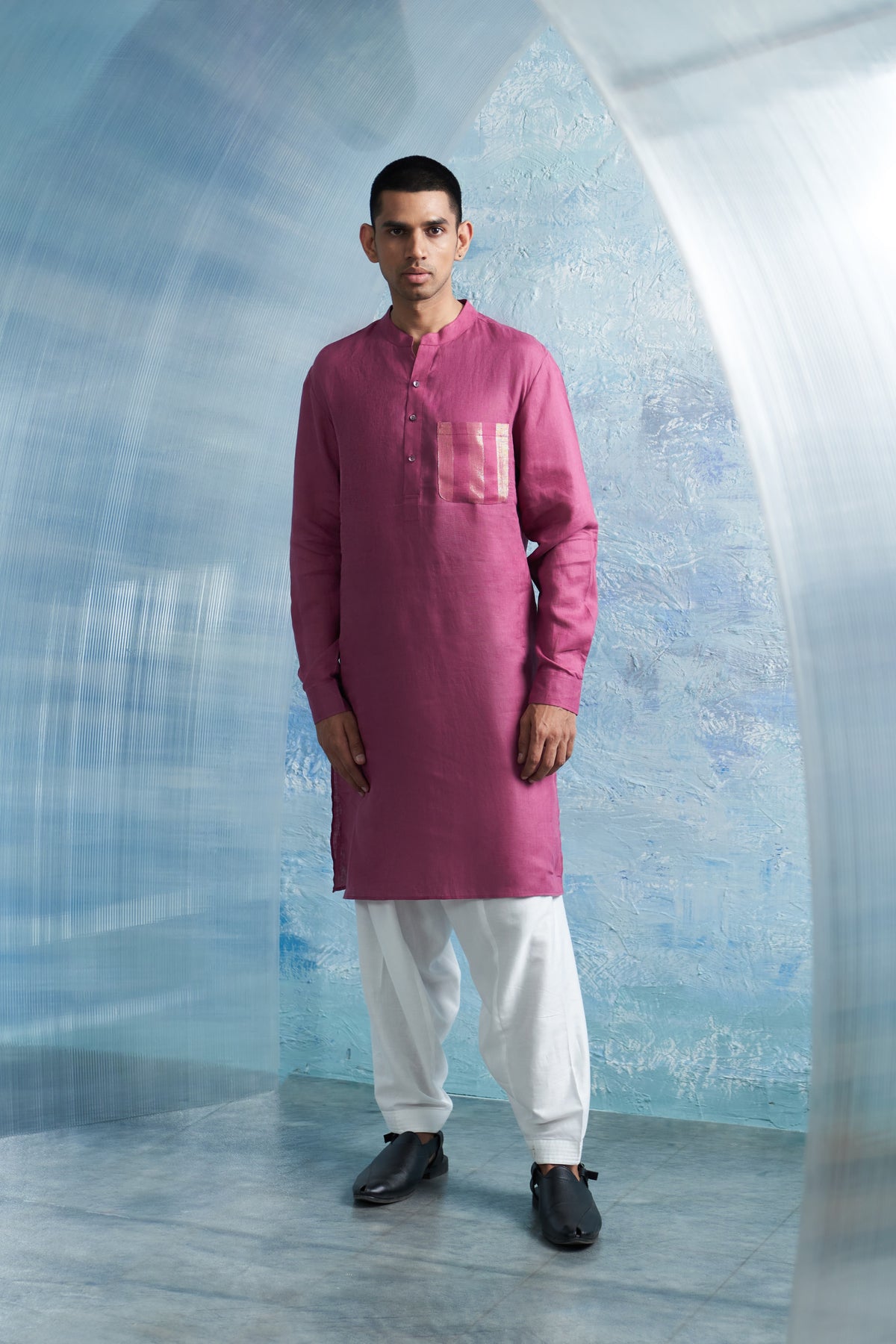 Aura Grape Pink Kurta Set