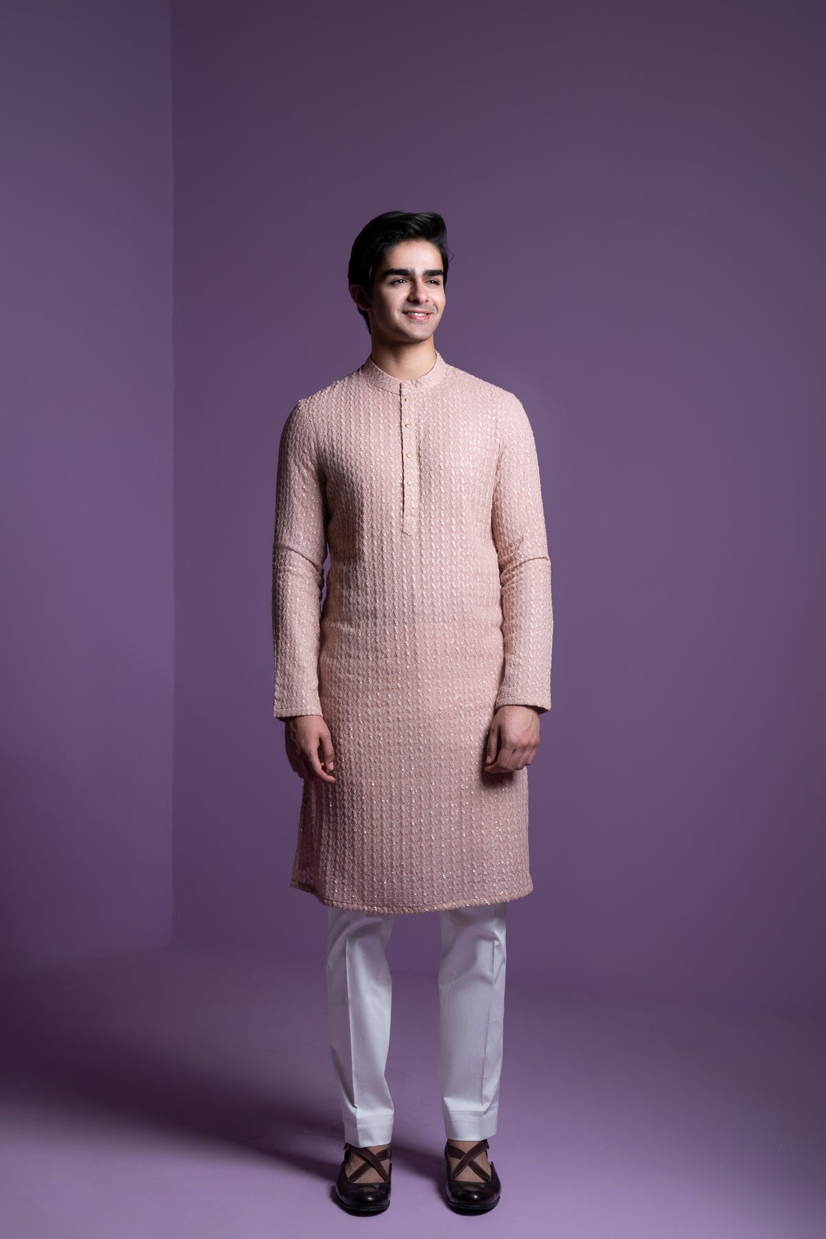 Old Rose Kurta Set