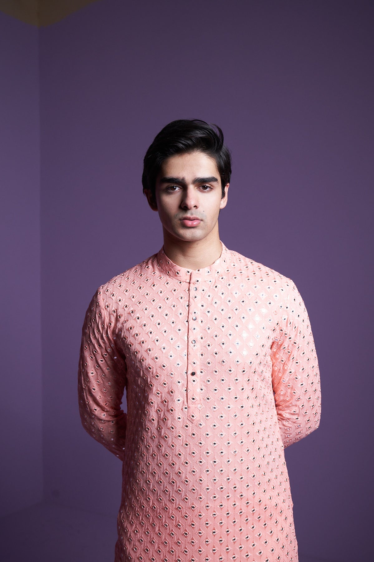 Coral Kurta Set