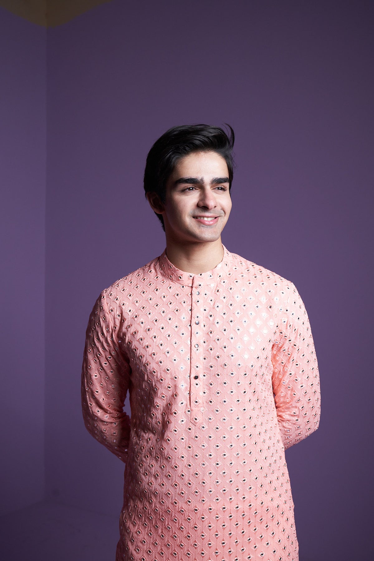 Coral Kurta Set