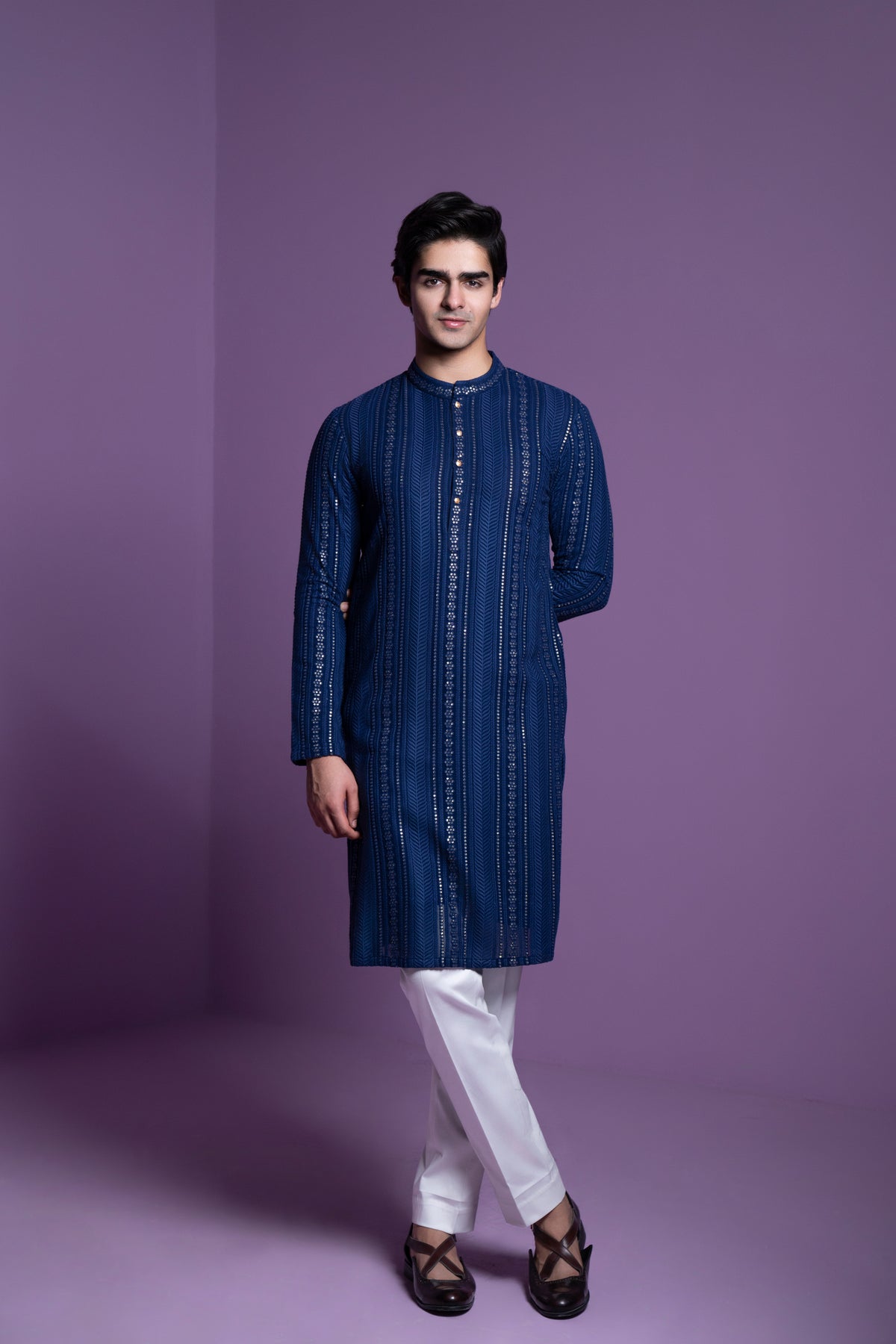 Midnight Blue Kurta Set