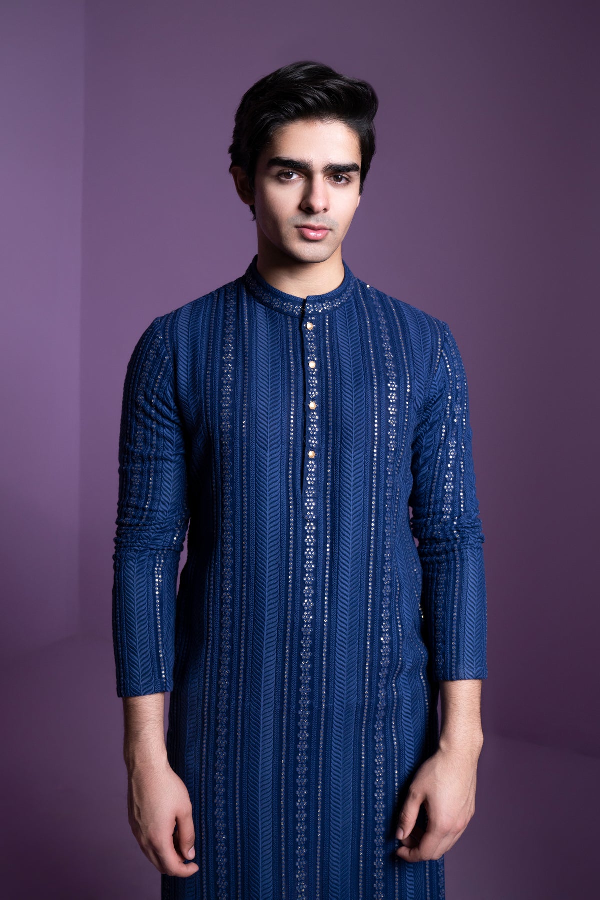 Midnight Blue Kurta Set