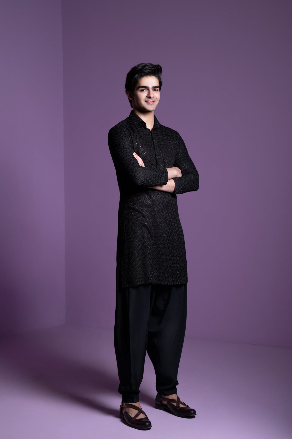 Black Kurta Set