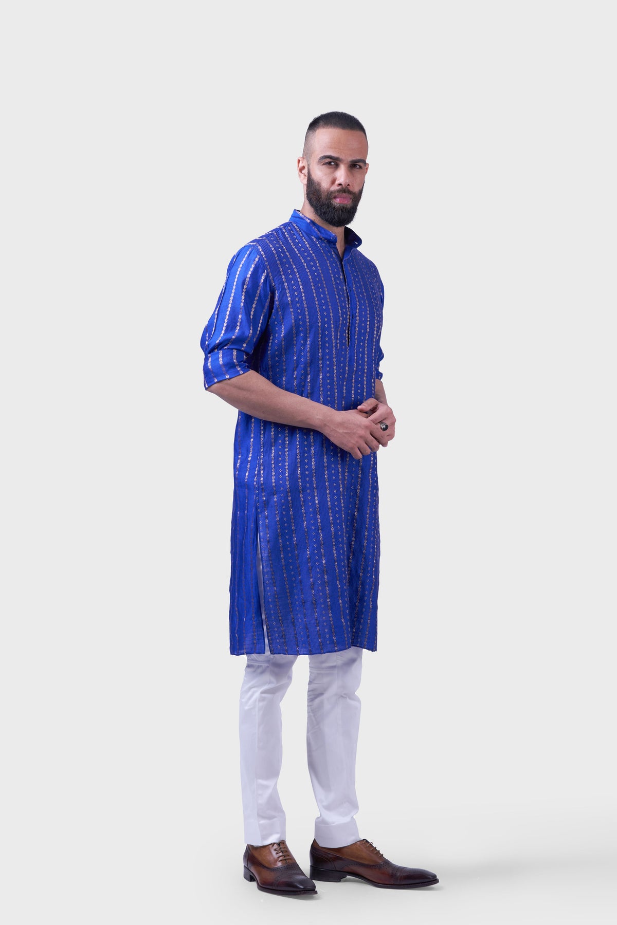 The Ultraviolet Zari Kurta