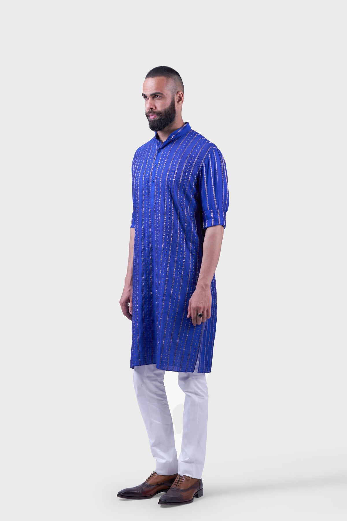 The Ultraviolet Zari Kurta