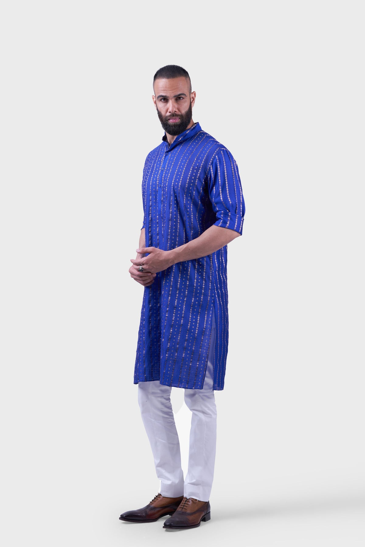 The Ultraviolet Zari Kurta