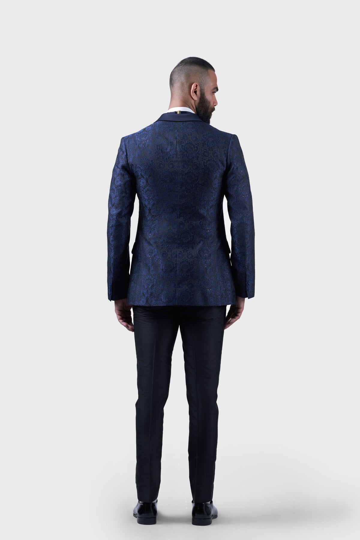 The Midnight Floret Tuxedo Jacket