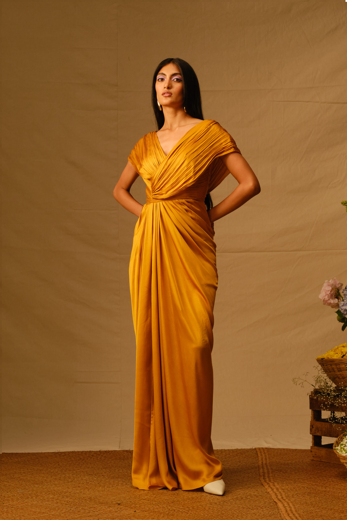 Golden Glow Dress