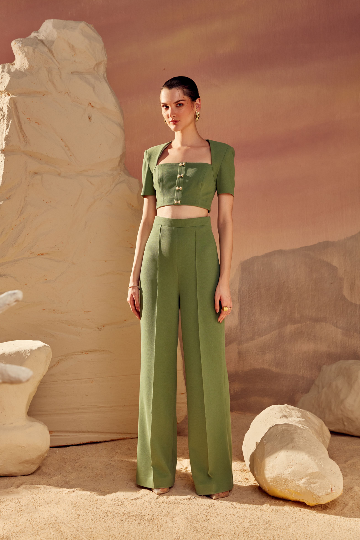 Sia Co-ord  Set in Green