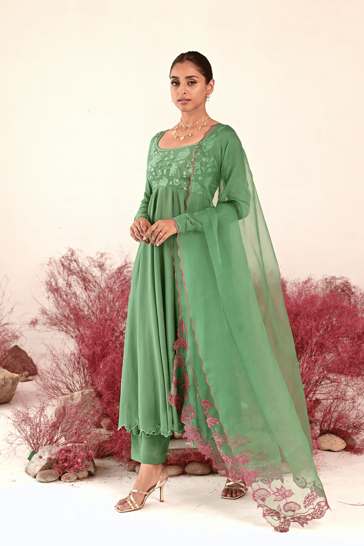 Manohari Anarkali Set