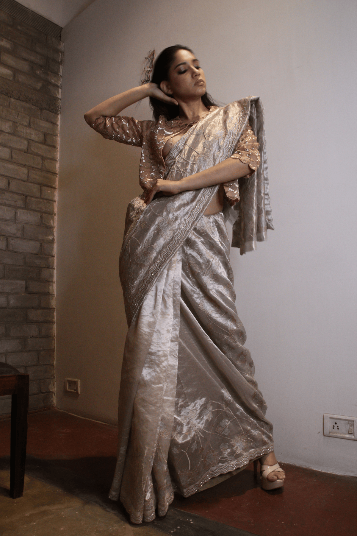 Bird Of Paradise Saree